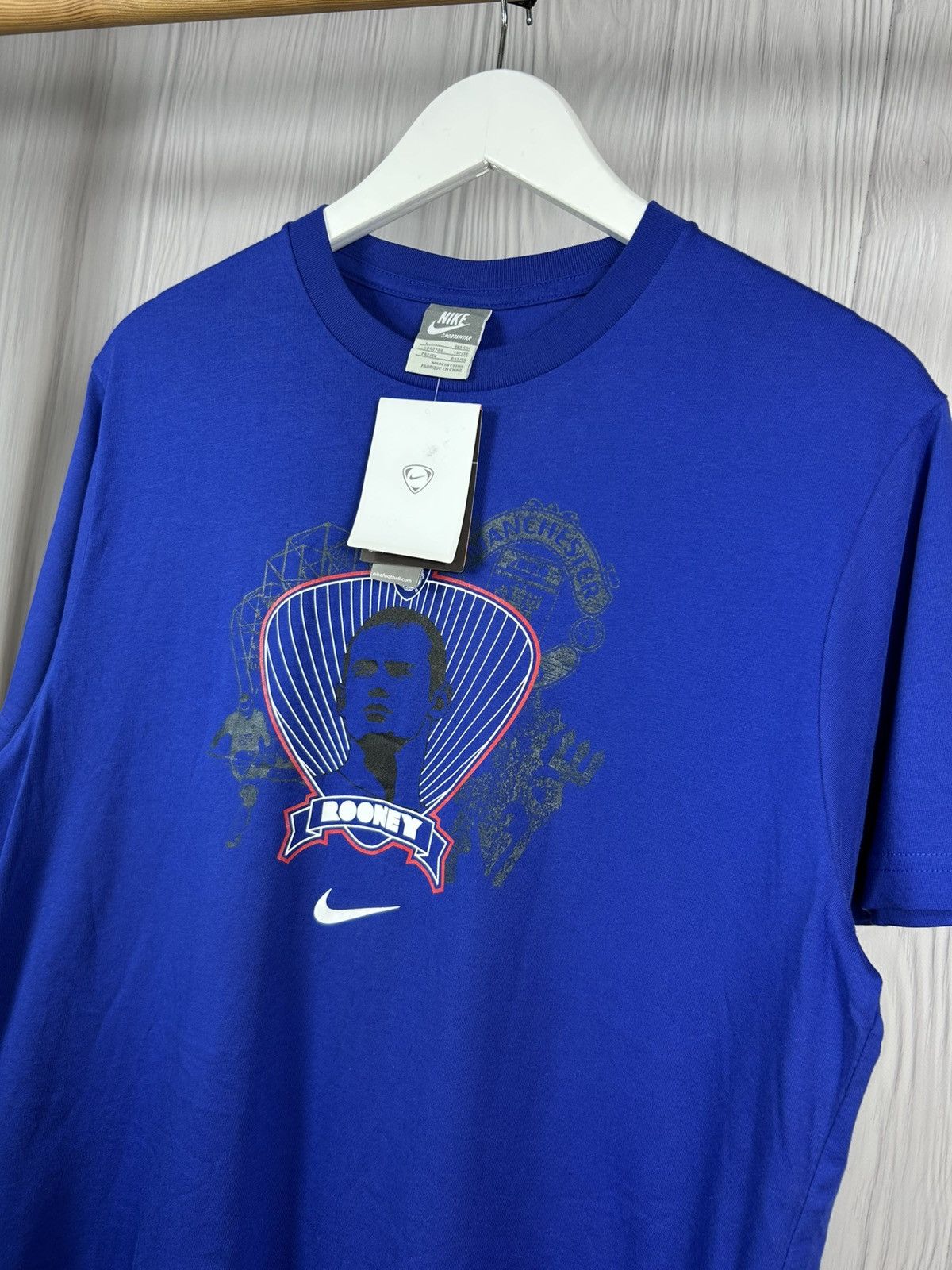 Nike Deadstock Nike Wayne Rooney 10 Man United Vintage T-Shirt L⁠ Size US L / EU 52-54 / 3 - 4 Thumbnail