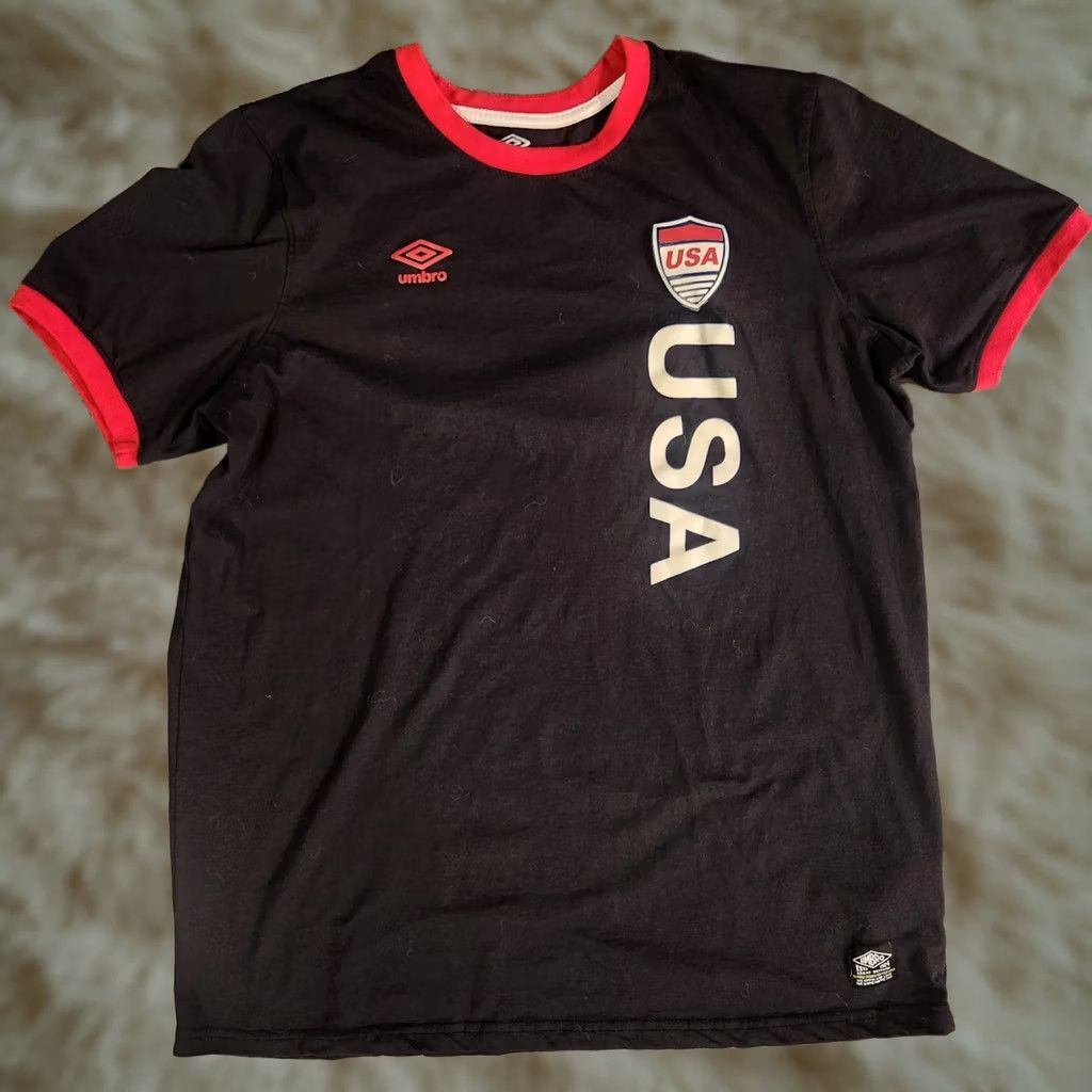 Umbro Umbro USA Soccer Nation Team T Shirt Tee Mens XL Black Size US XL / EU 56 / 4 - 1 Thumbnail