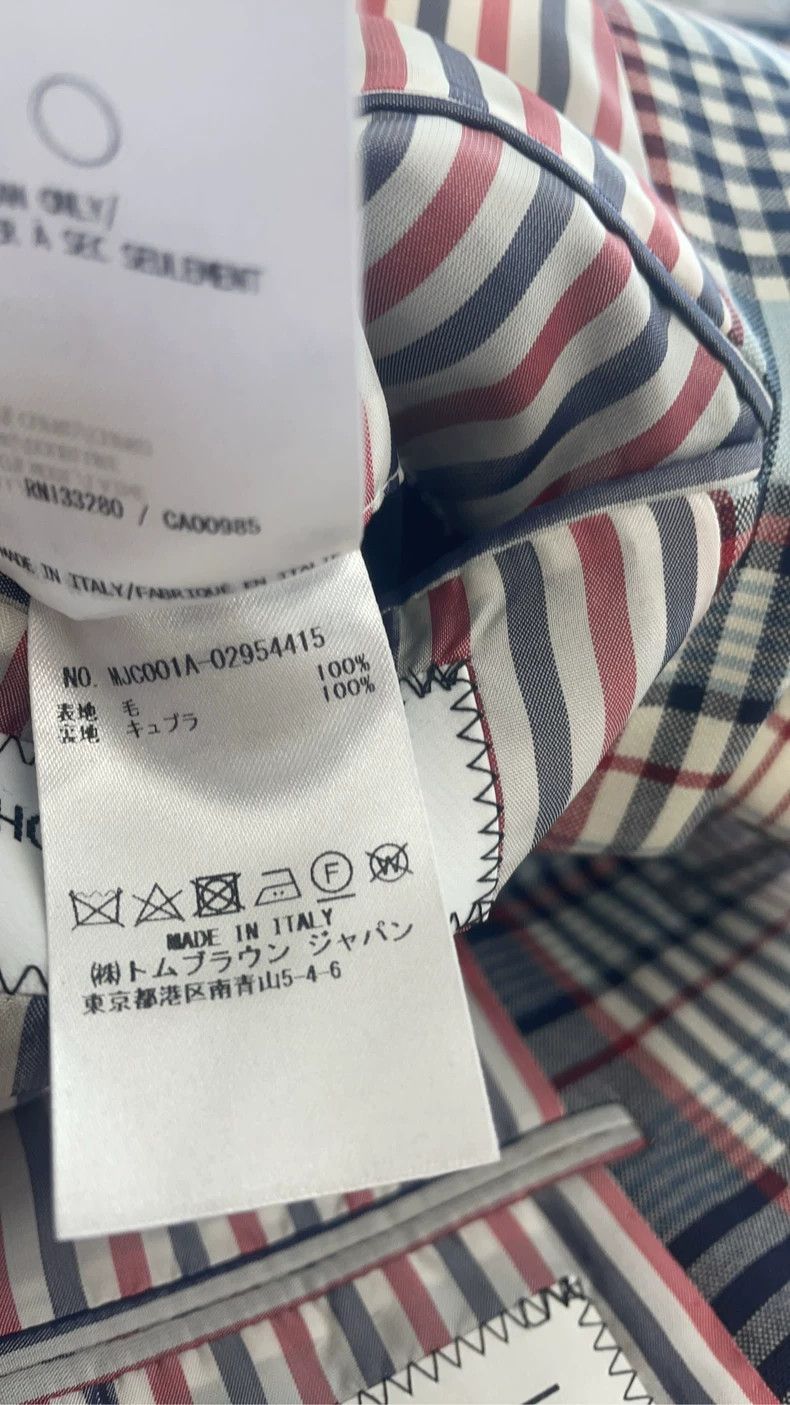 Thom Browne Thom Browne size1 A plaid suit jacket Size 36S - 7 Thumbnail