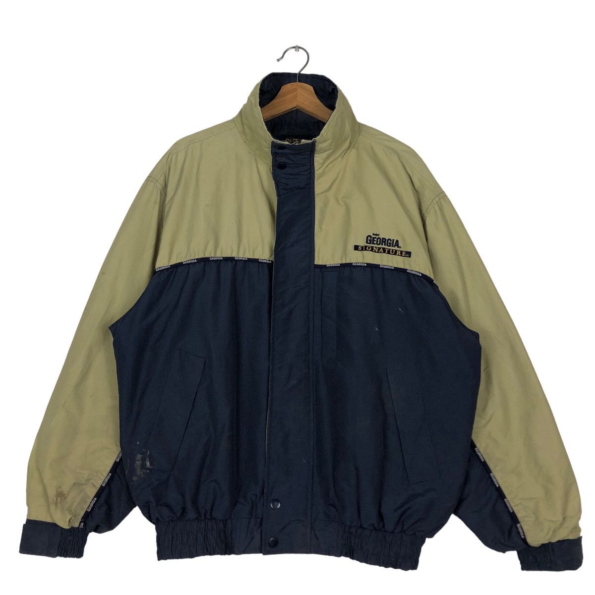 Japanese Brand 🔥Vintage Bomber Jacket Georgia Coffee Japan Made Size US M / EU 48-50 / 2 - 1 Thumbnail