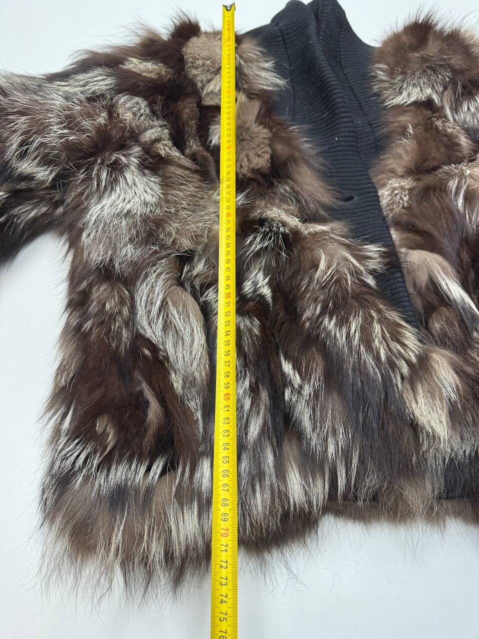 Vintage Vintage Real Fur Knit Trim Jacket, M, 2000s Size M / US 6-8 / IT 42-44 - 11 Thumbnail