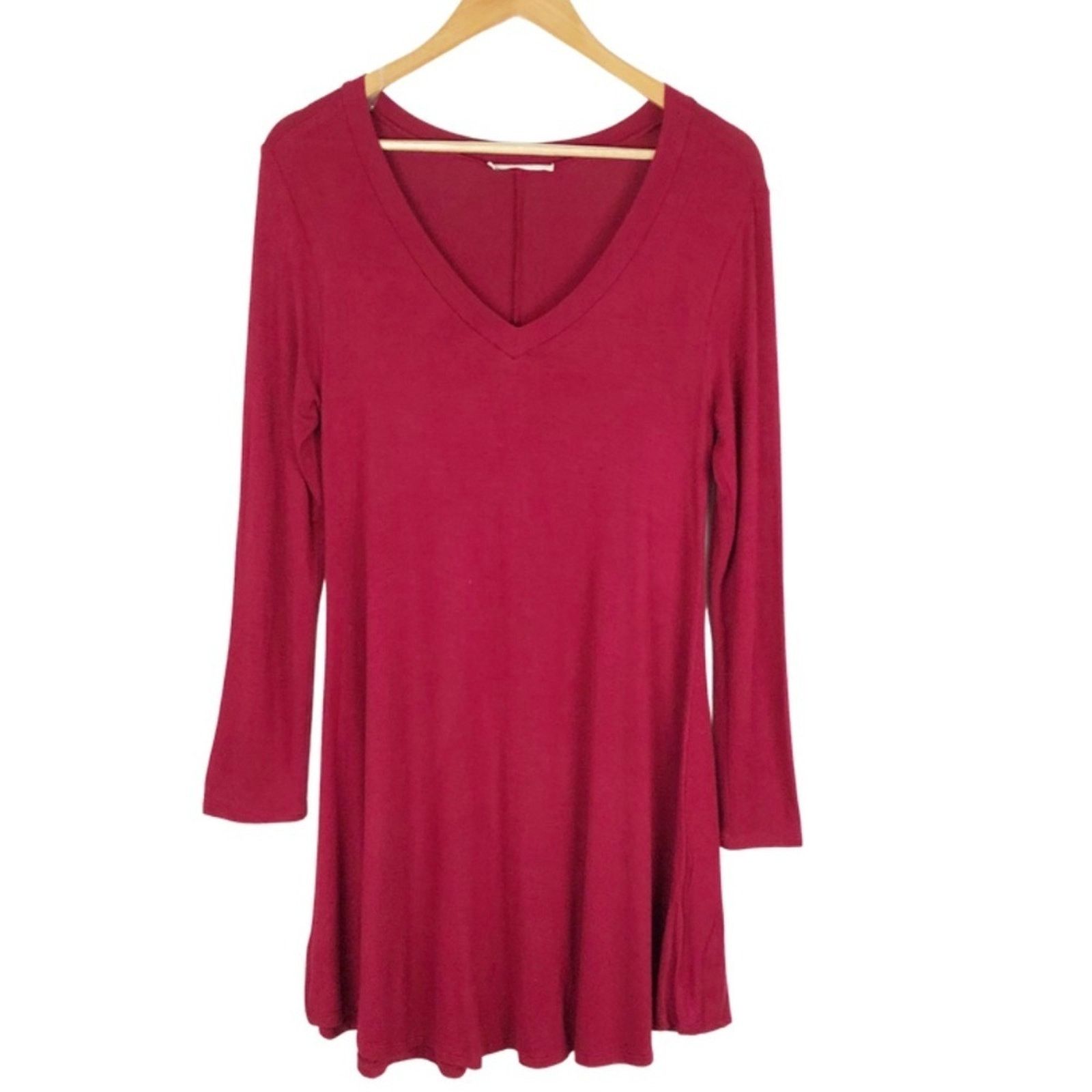 Other Entro Women’s Long Sleeve Casual Long V-Neck Shirt Blouse Size S / US 4 / IT 40 - 4 Thumbnail