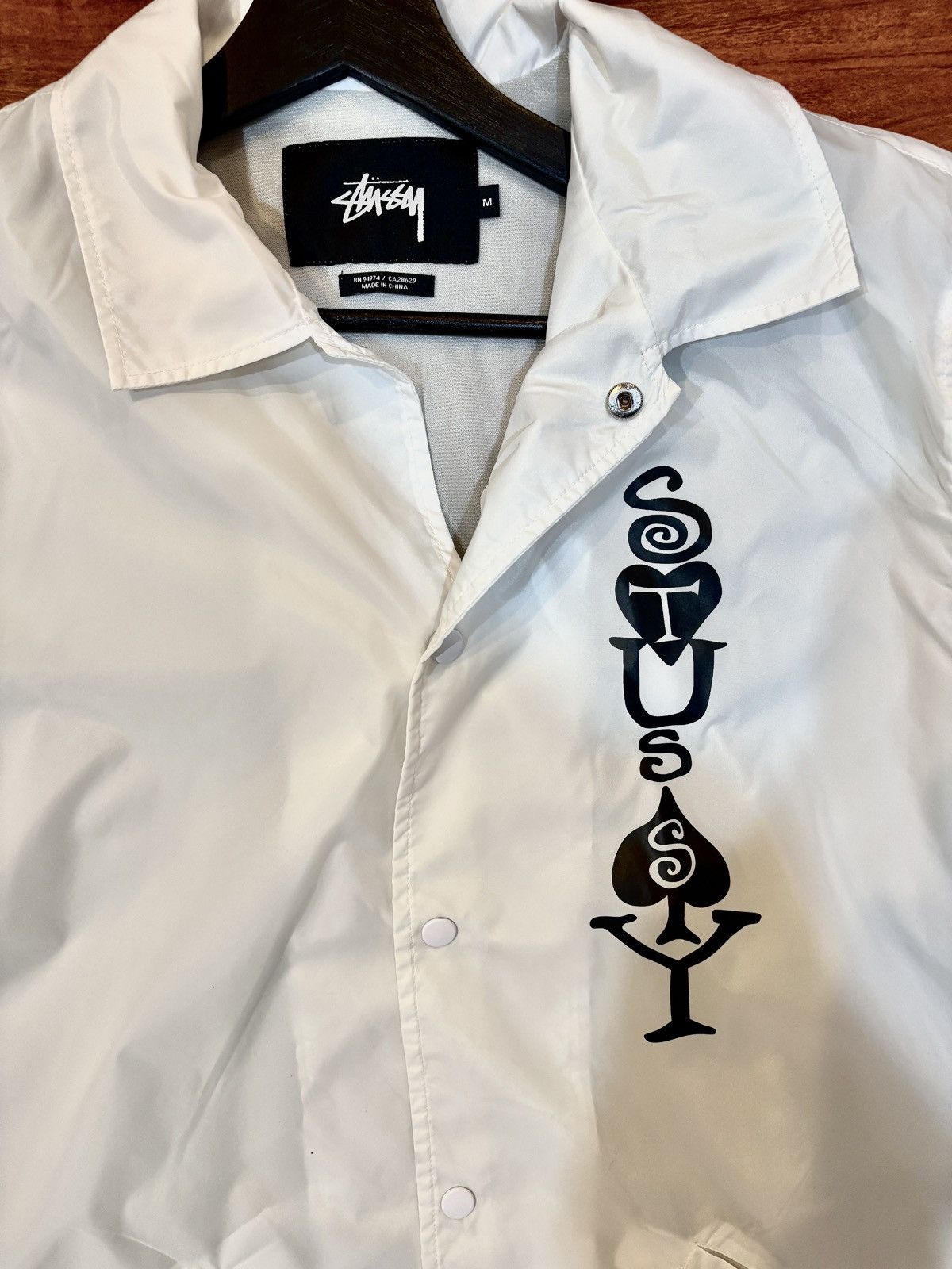 Stussy White Stussy windbreaker Size US M / EU 48-50 / 2 - 3 Thumbnail