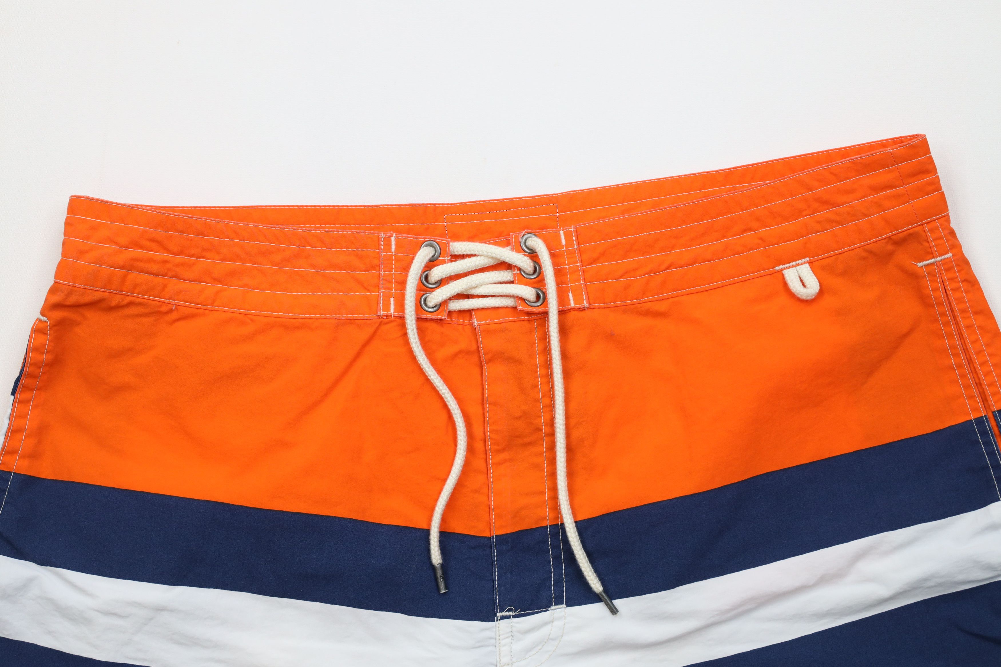 Ralph Lauren Vintage 90s Ralph Lauren Block Board Shorts Swim Trunks Size US 36 / EU 52 - 2 Thumbnail