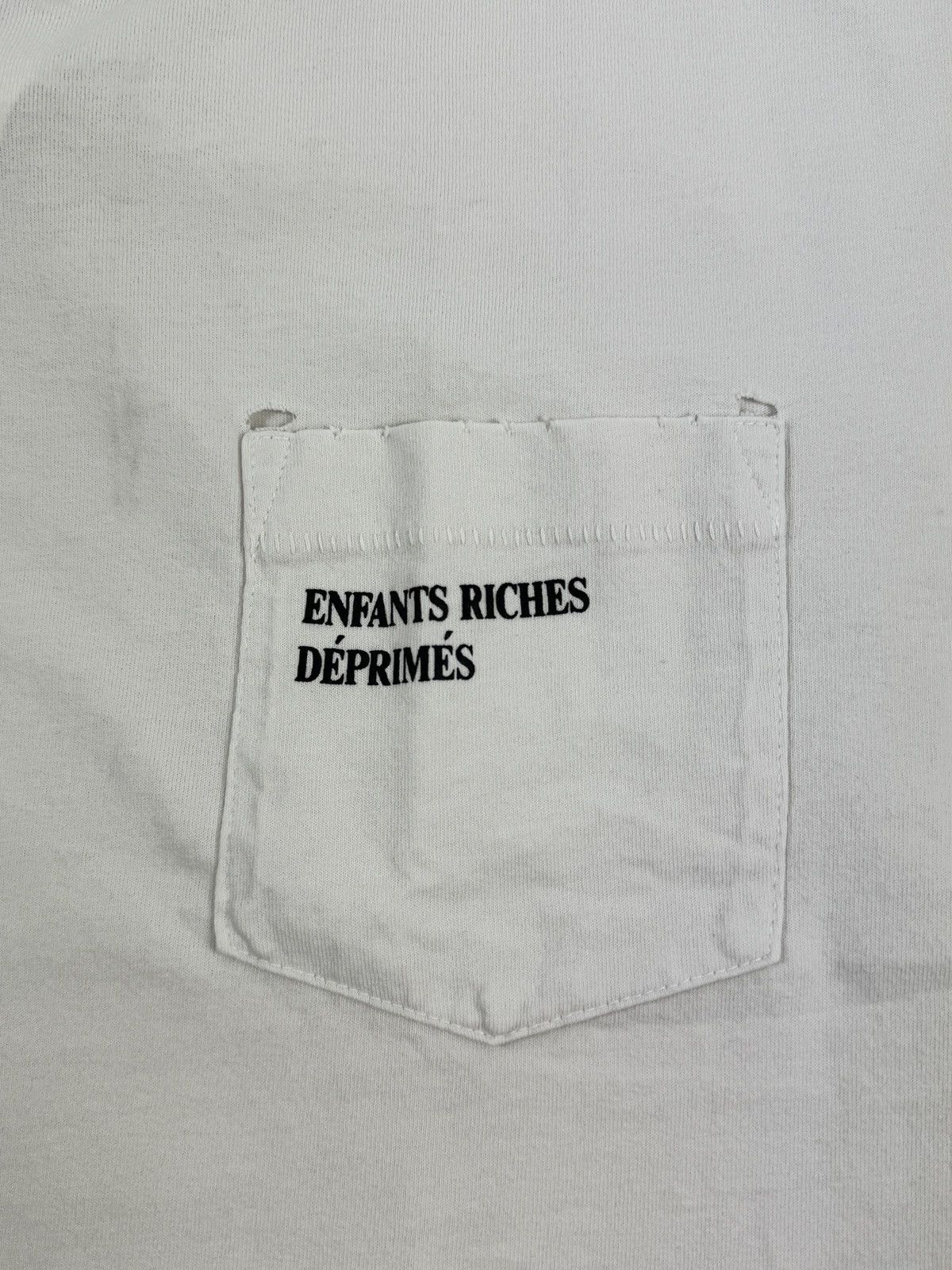 Enfants Riches Deprimes LOGO PRINT DISTRESSED T-SHIRT Size US M / EU 48-50 / 2 - 4 Thumbnail
