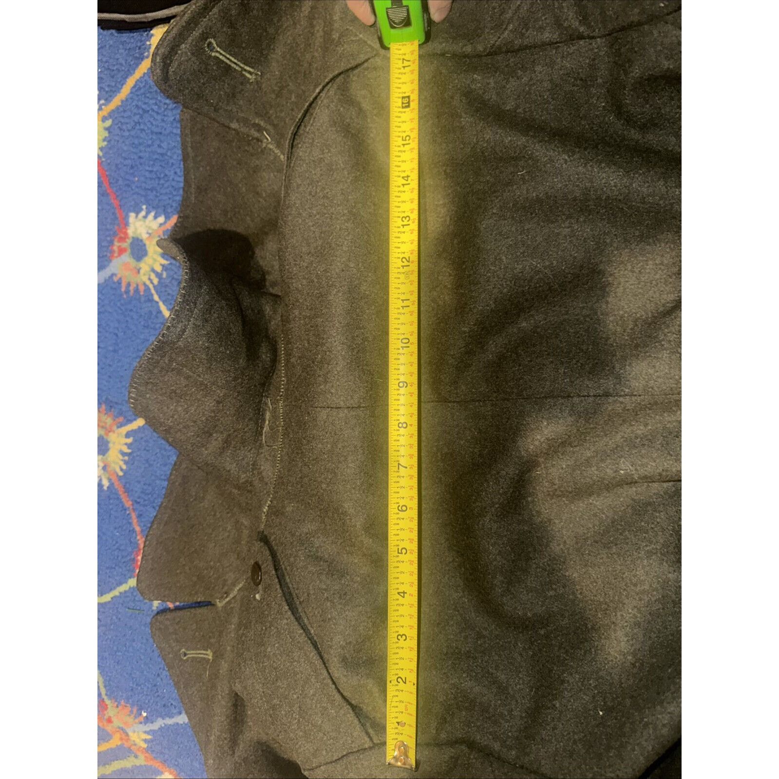 Vintage Vintage 1940's WW2 French Military Wool Overcoat - M Size US M / EU 48-50 / 2 - 7 Thumbnail