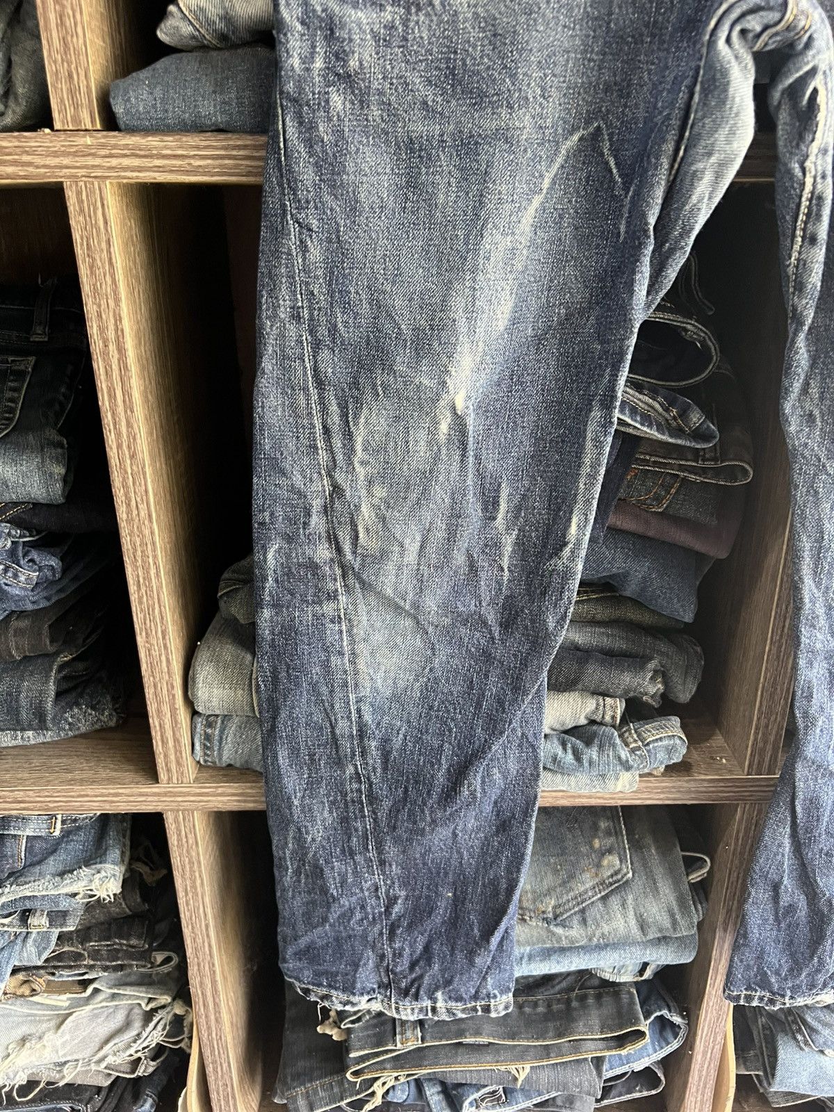LOWRYS FARM 🔥Rare Lowrys Farm Twist Distressed Denim Size US 31 - 5 Thumbnail