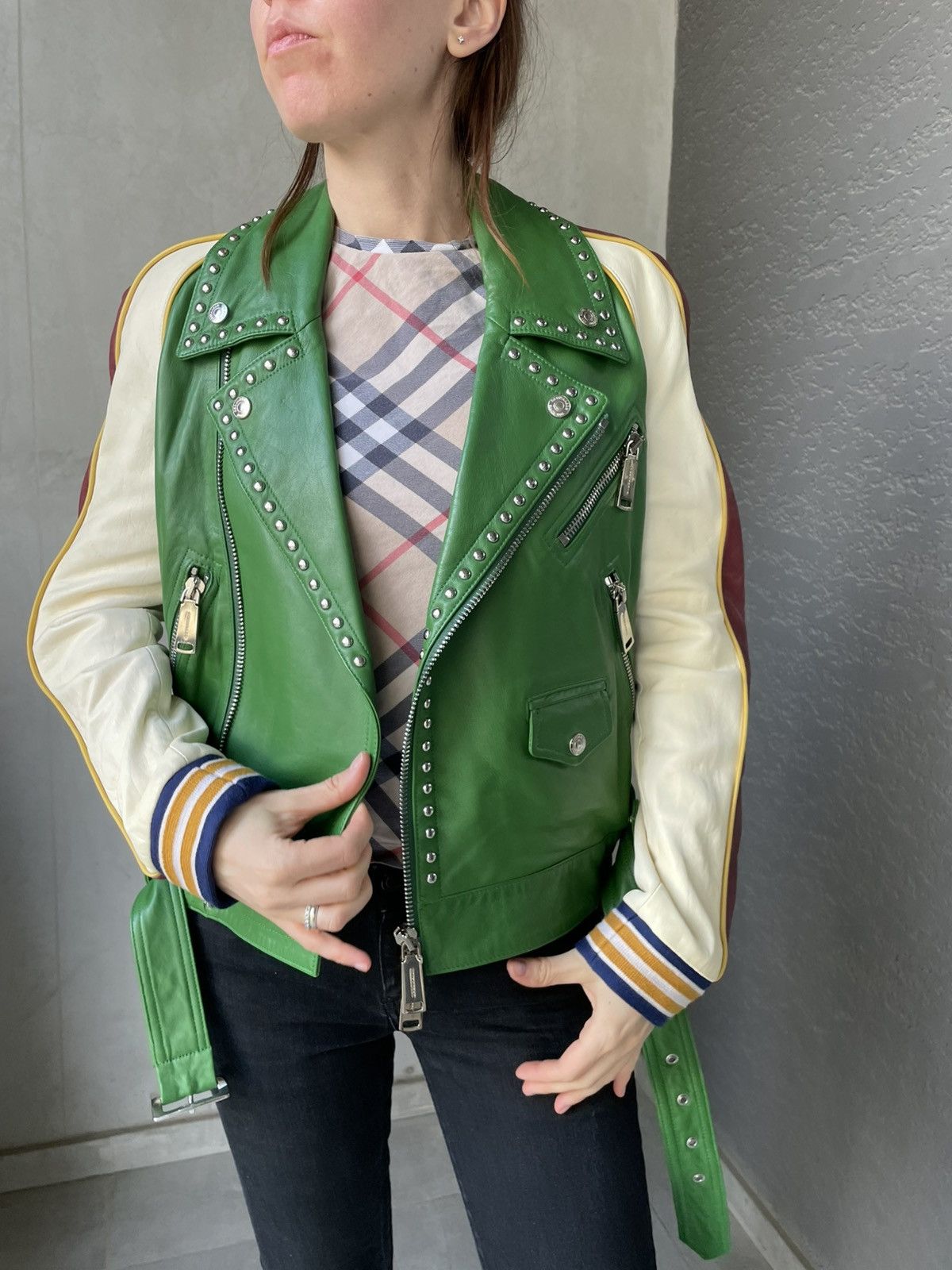 Dsquared2 Dsquared2 Biker Leather Jeans Jacket Size M / US 6-8 / IT 42-44 - 5 Thumbnail