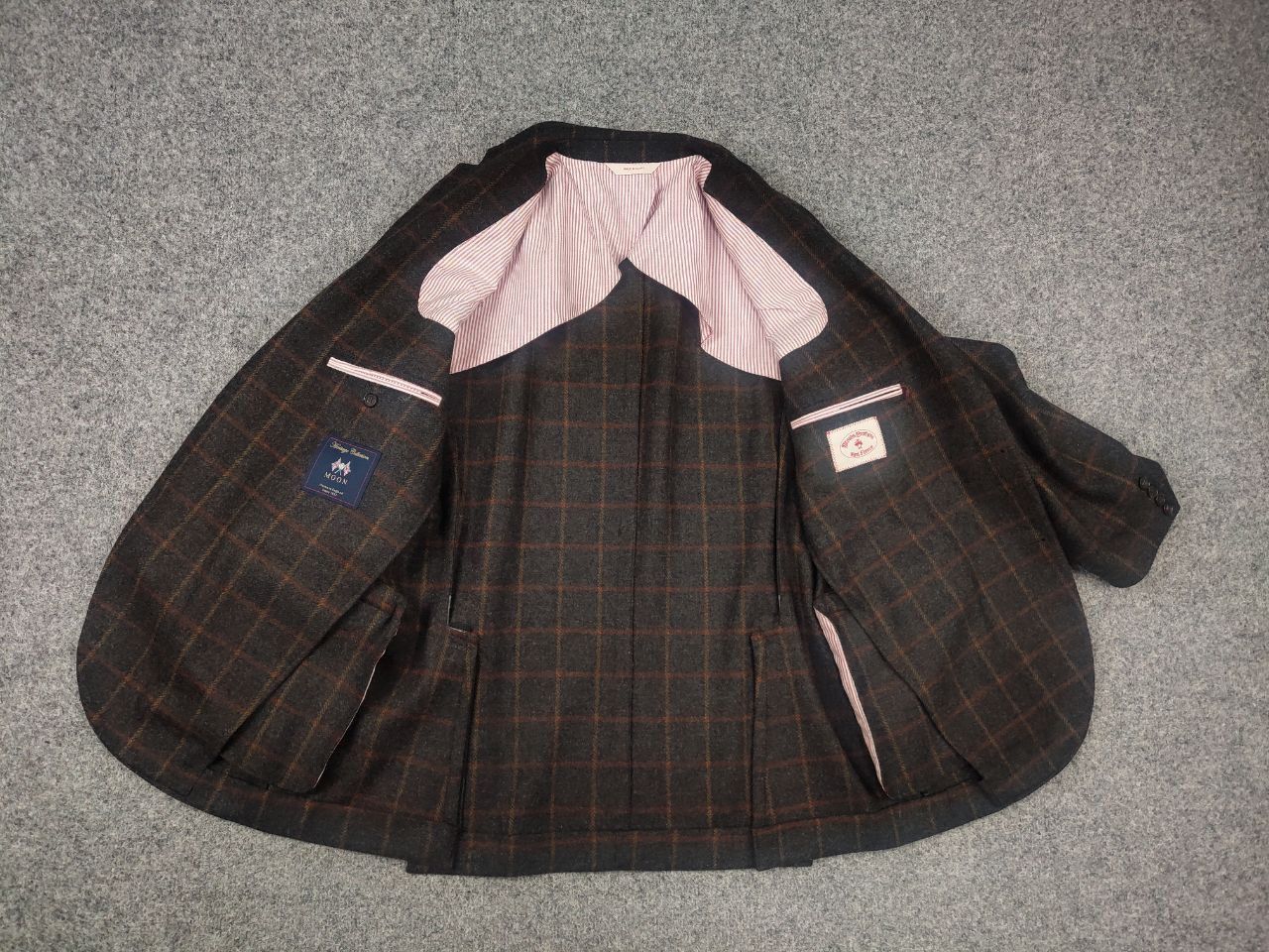 Brooks Brothers Brooks Brothers red fleece heritage Moon wool Blazer Jacket Size 42R - 13 Thumbnail