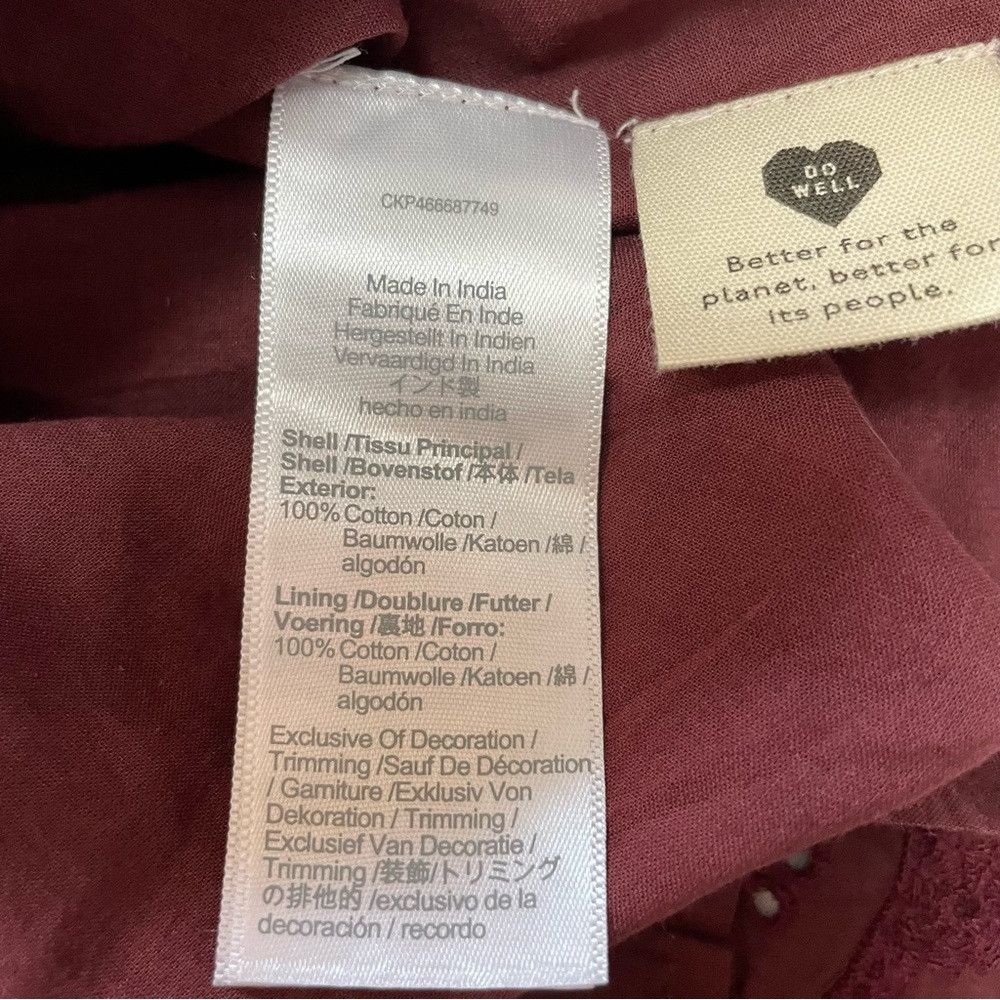 Madewell NWT New $148 Madewell Lucie Embroidered Cotton Midi Dress S Size XL / US 12-14 / IT 48-50 - 8 Thumbnail
