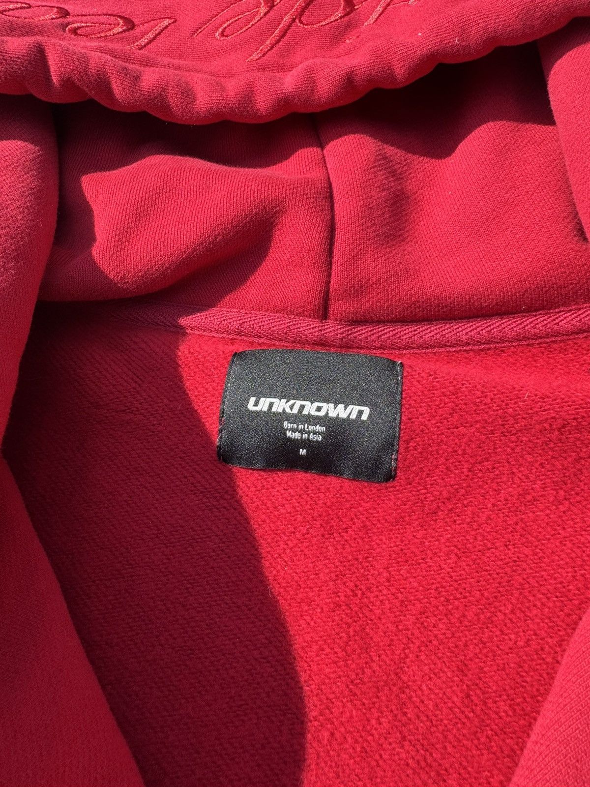 Unknown London Unknown London Rheistone Dagger Baggy Zip Hoodie Size US M / EU 48-50 / 2 - 7 Thumbnail