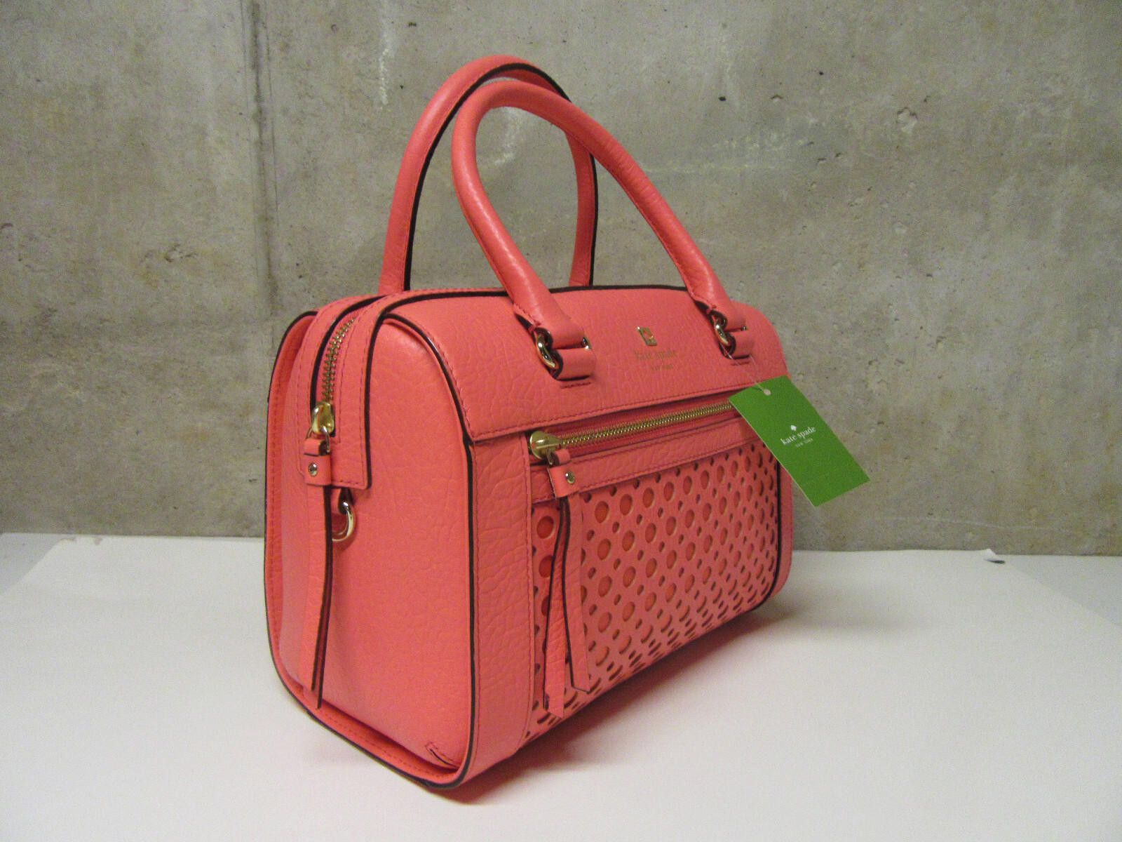 Designer Kate Spade Perri Lane Delaney Bubbles Leather Satchel Size ONE SIZE - 2 Thumbnail