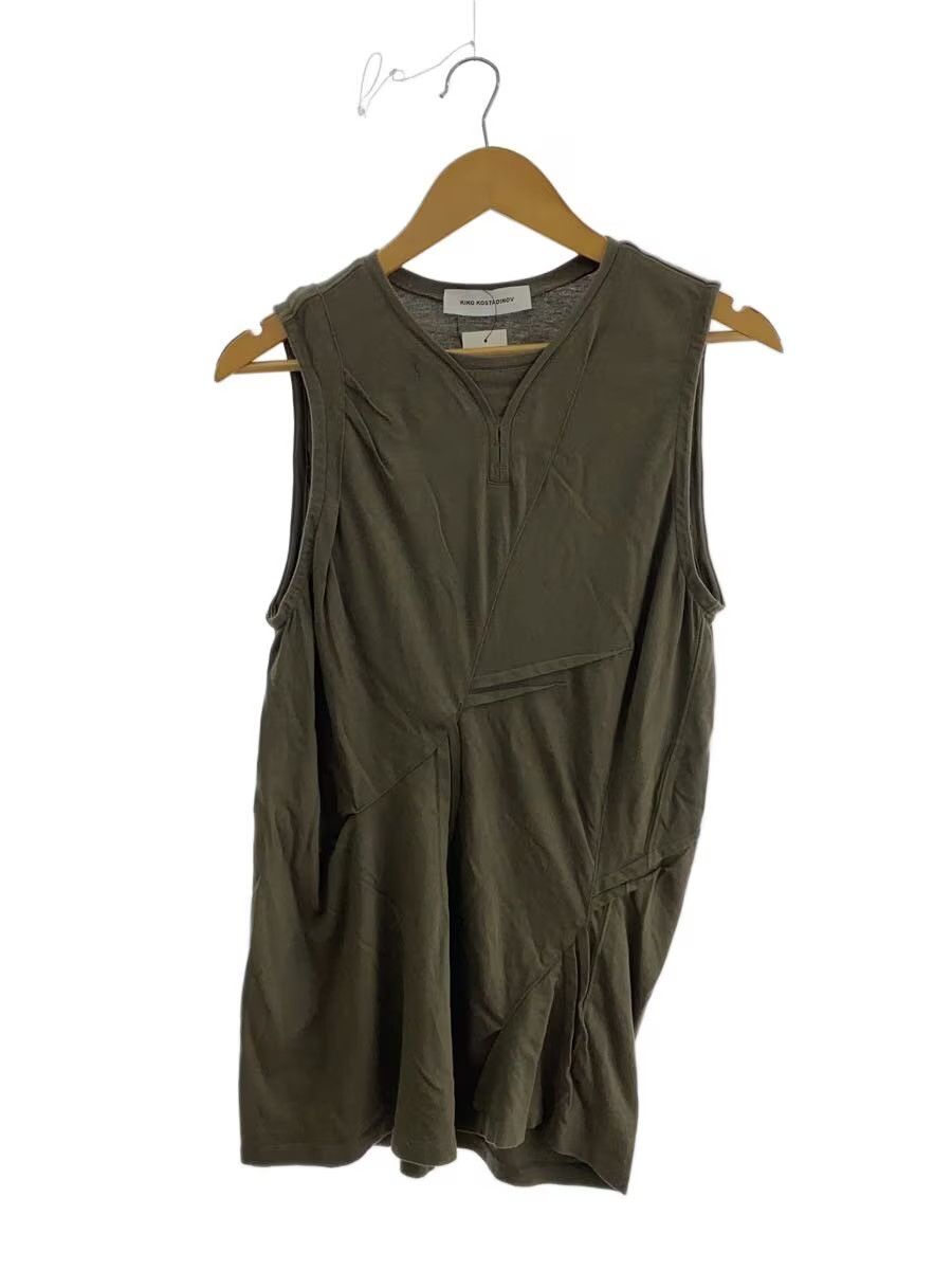 Kiko Kostadinov 00162024 Darted Reconstructed Tank Top Size XL / US 12-14 / IT 48-50 - 1 Thumbnail