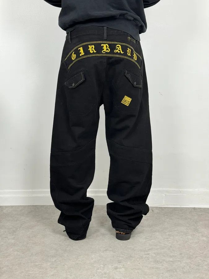 Marithe + Francois Girbaud 2000s Marithé + François Girbaud Black & Yellow Pants Size US 37 - 4 Thumbnail