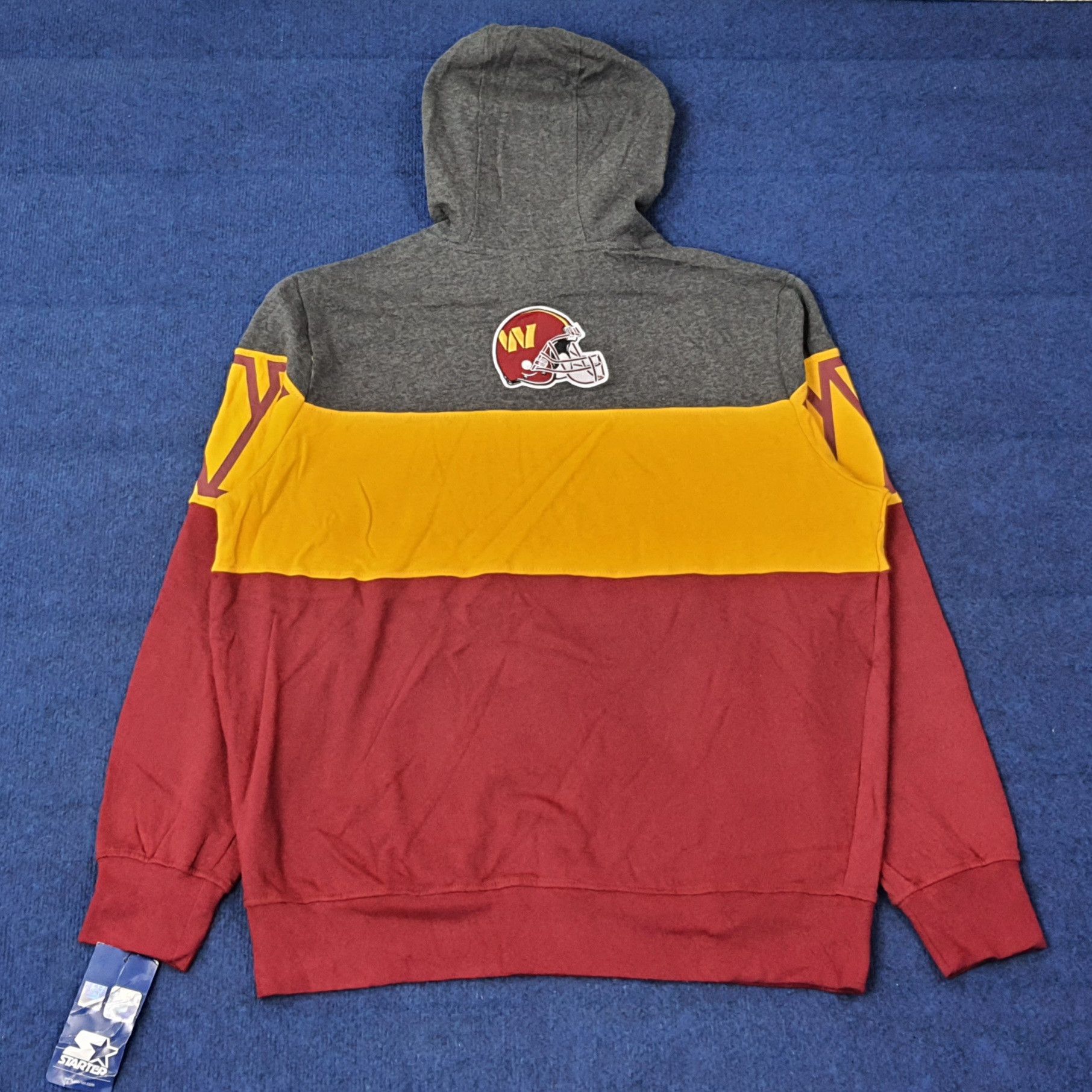 Starter Vintage Washington Commanders Dead Stock Hoodie C262N17 Size US XL / EU 56 / 4 - 4 Thumbnail
