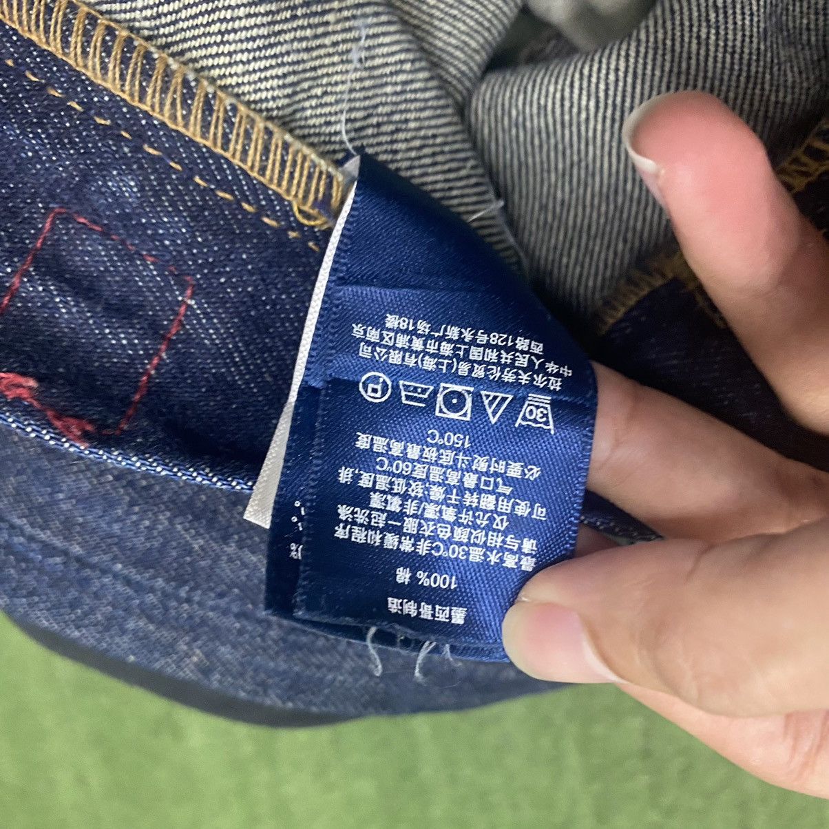 Polo Ralph Lauren W34-36 Polo Ralph Lauren Distressed Denim Jeans Army Ripped Size US 34 / EU 50 - 23 Thumbnail