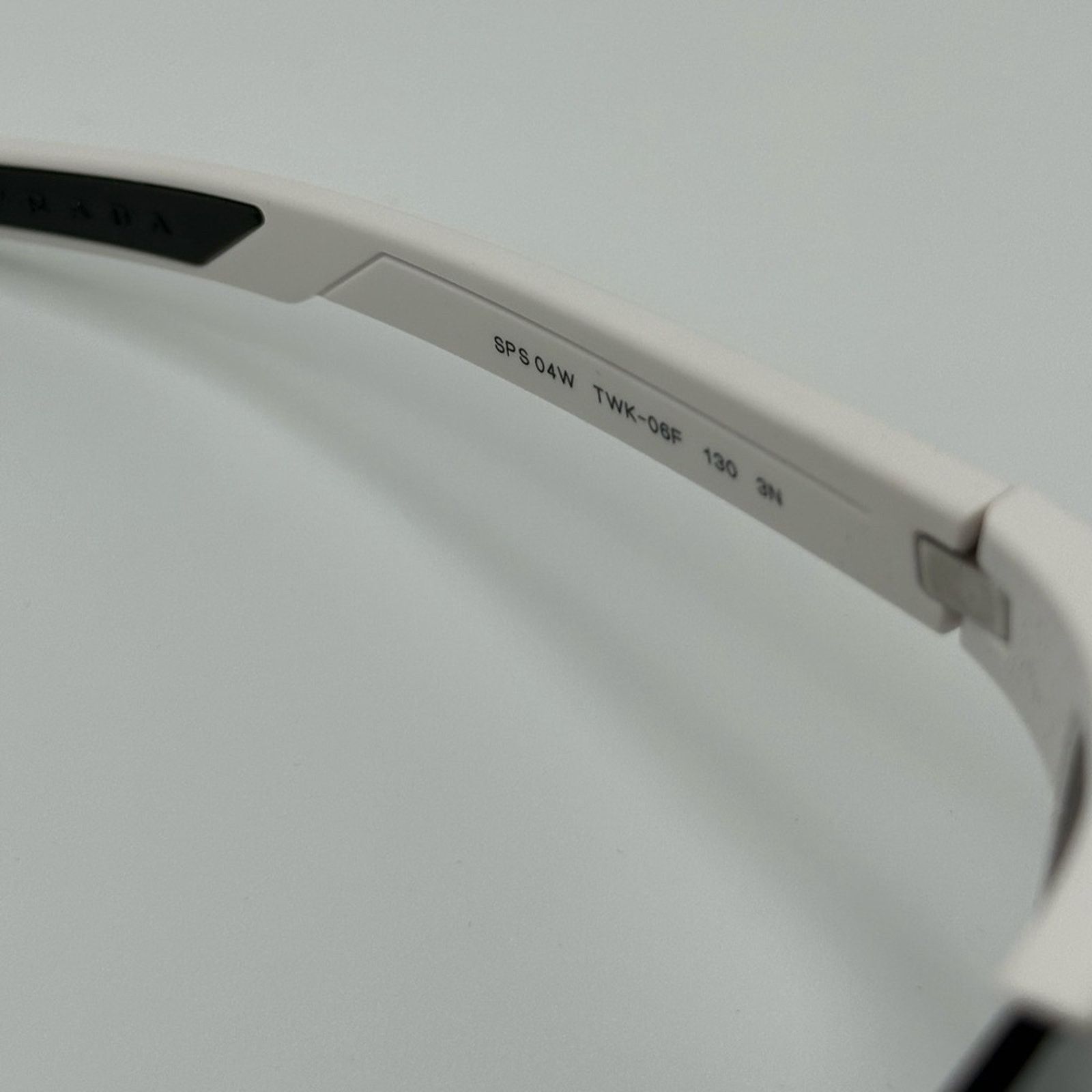 Prada NEW PRADA Linea Rossa PR04WS TWK06F White Rubber/Dark Grey Size ONE SIZE - 10 Thumbnail