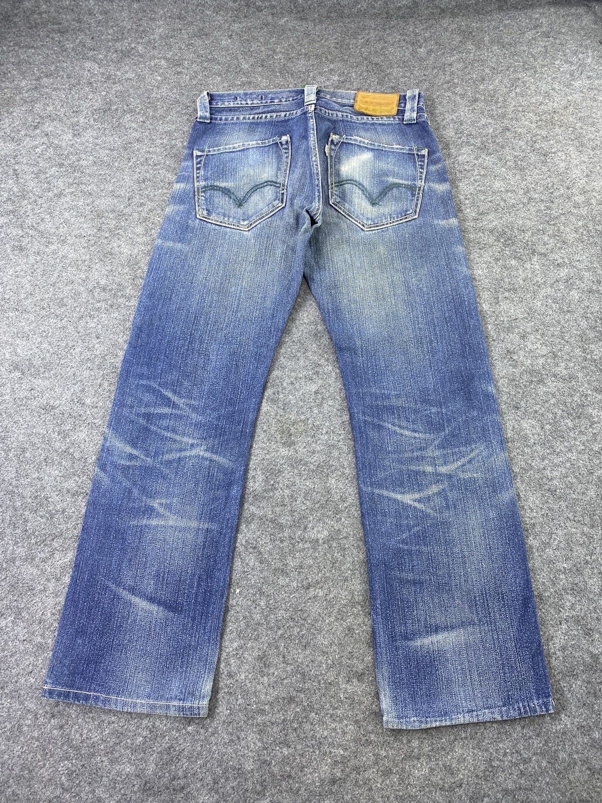 Jean × Levi's × Vintage Vintage Levis Lot 505 Distressed Blue Wash Jeans - J968 Size US 32 / EU 48 - 4 Thumbnail