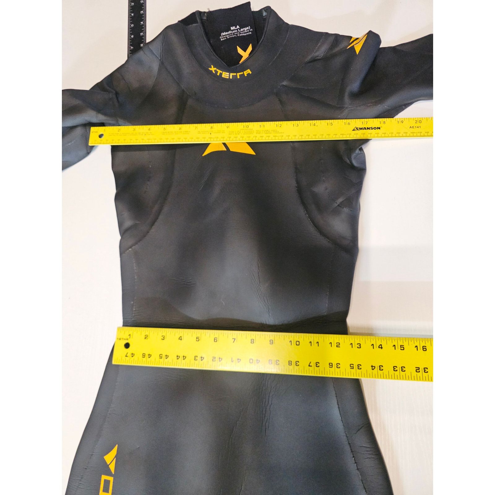 Other Xterra Vortex Fullsuit Triathlon Swimming Wetsuit Black M-L Size US 30 / EU 46 - 6 Thumbnail