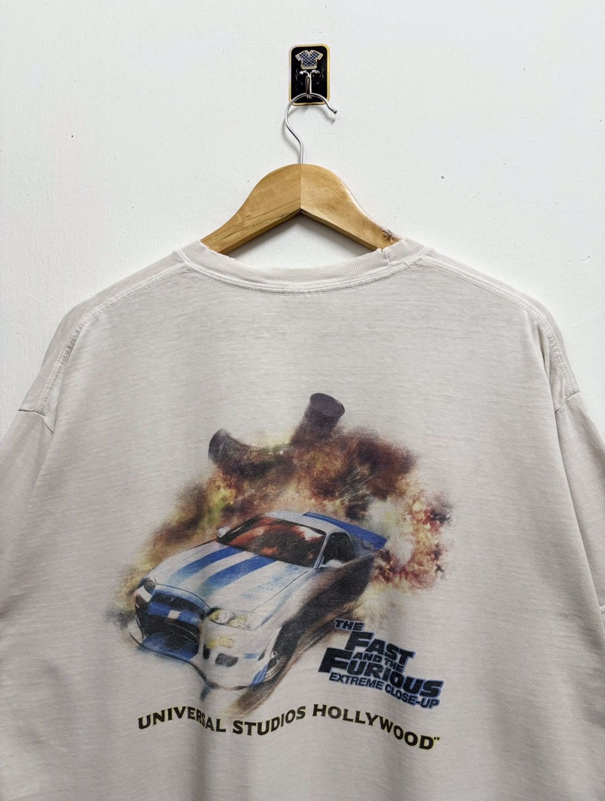 Vintage 2000's 2 Fast 2 Furious Extreme R34 Paul Walker T-Shirt Size US XL / EU 56 / 4 - 3 Thumbnail