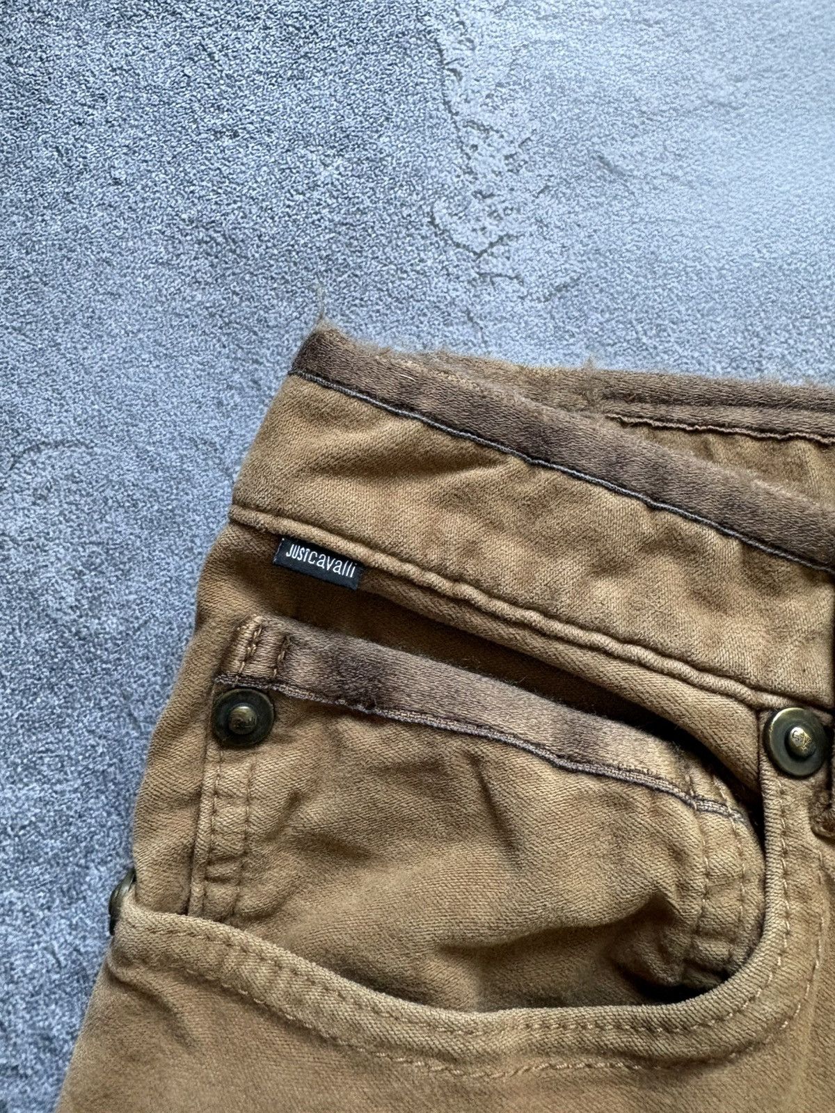 Just Cavalli Vintage Just Cavalli Luxury Mens Brown Pants Size 35 49 Rare Size US 35 - 5 Thumbnail