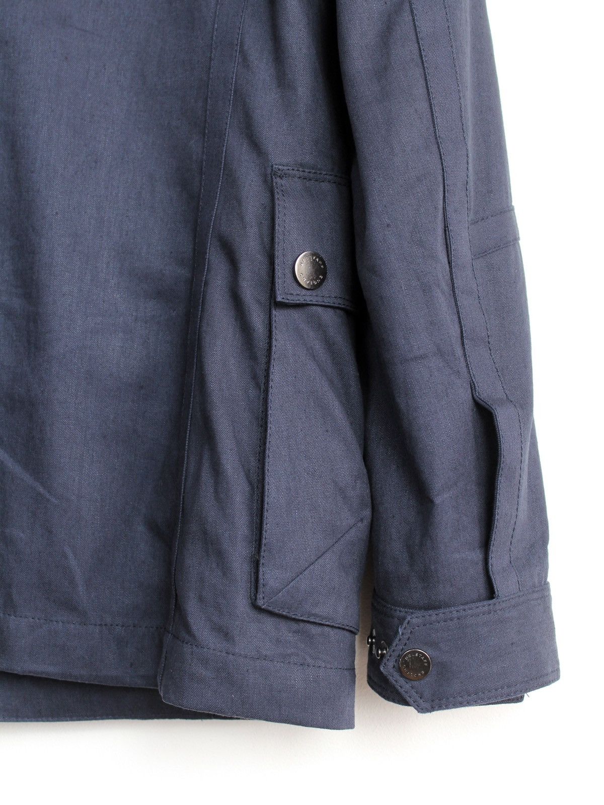 Belstaff Belstaff Men’s Linen Cotton Navy Jacket Size US M / EU 48-50 / 2 - 7 Thumbnail