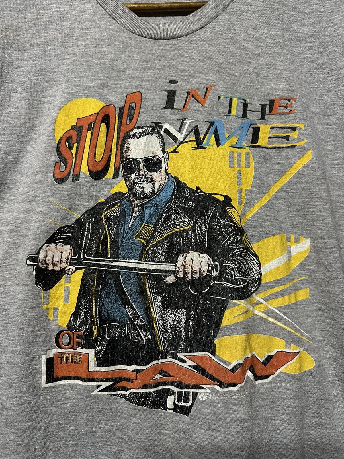 Vintage × WWF Vintage 90s WWF Big Boss Man Wrestling Tee Size US M / EU 48-50 / 2 - 1 Thumbnail