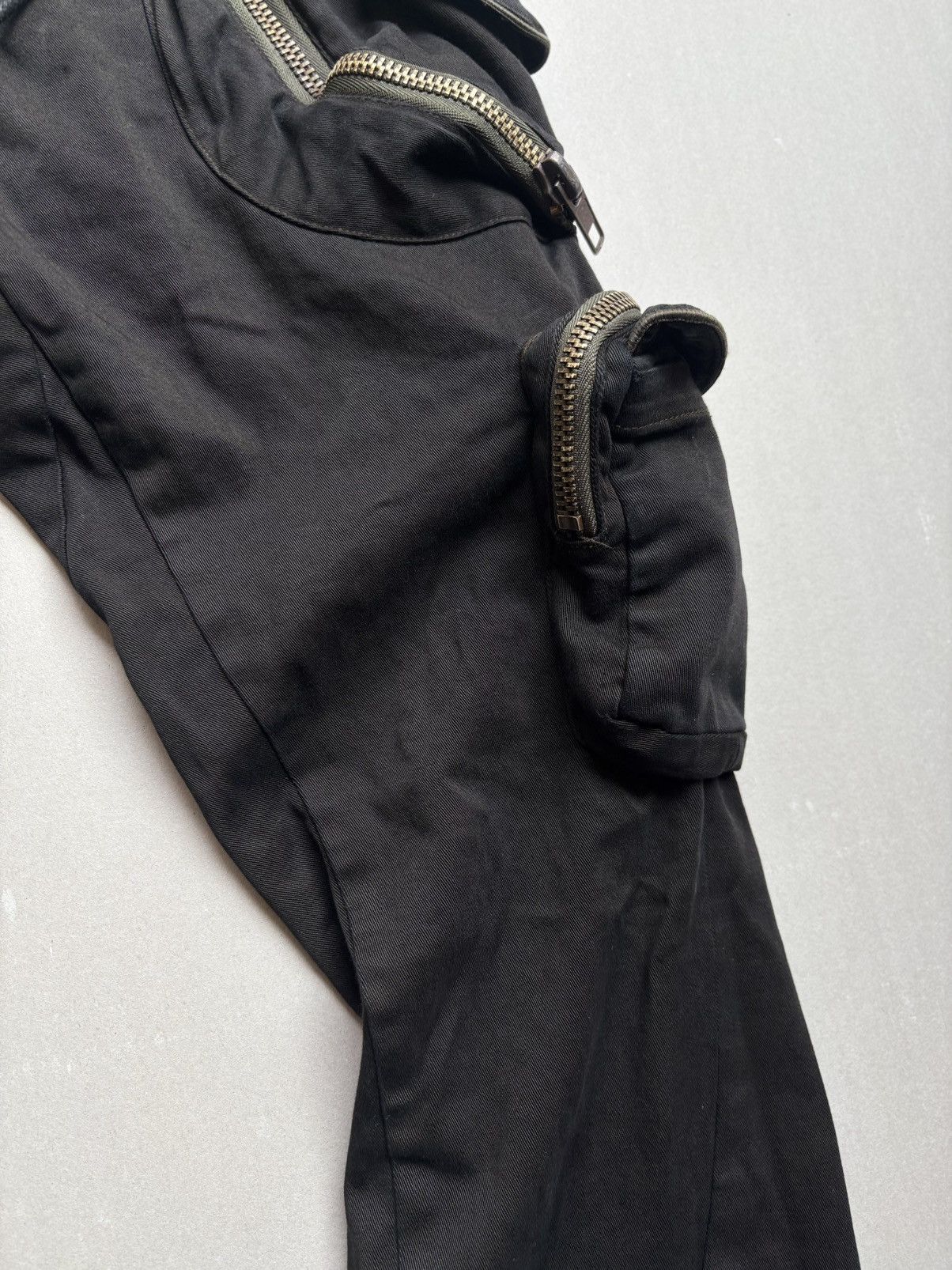Japanese Brand lace up flare cargo pants Size US 27 - 5 Thumbnail