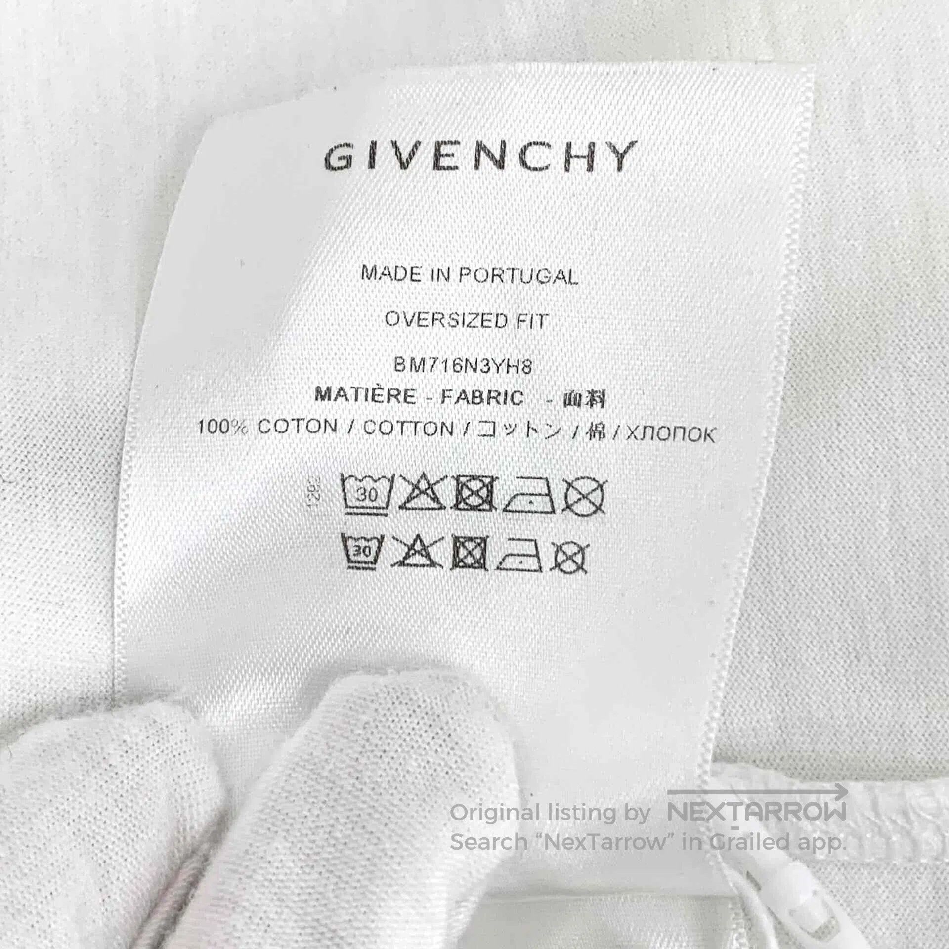 Givenchy Givenchy White Heart Print Cotton T-Shirt. Size US M / EU 48-50 / 2 - 7 Thumbnail