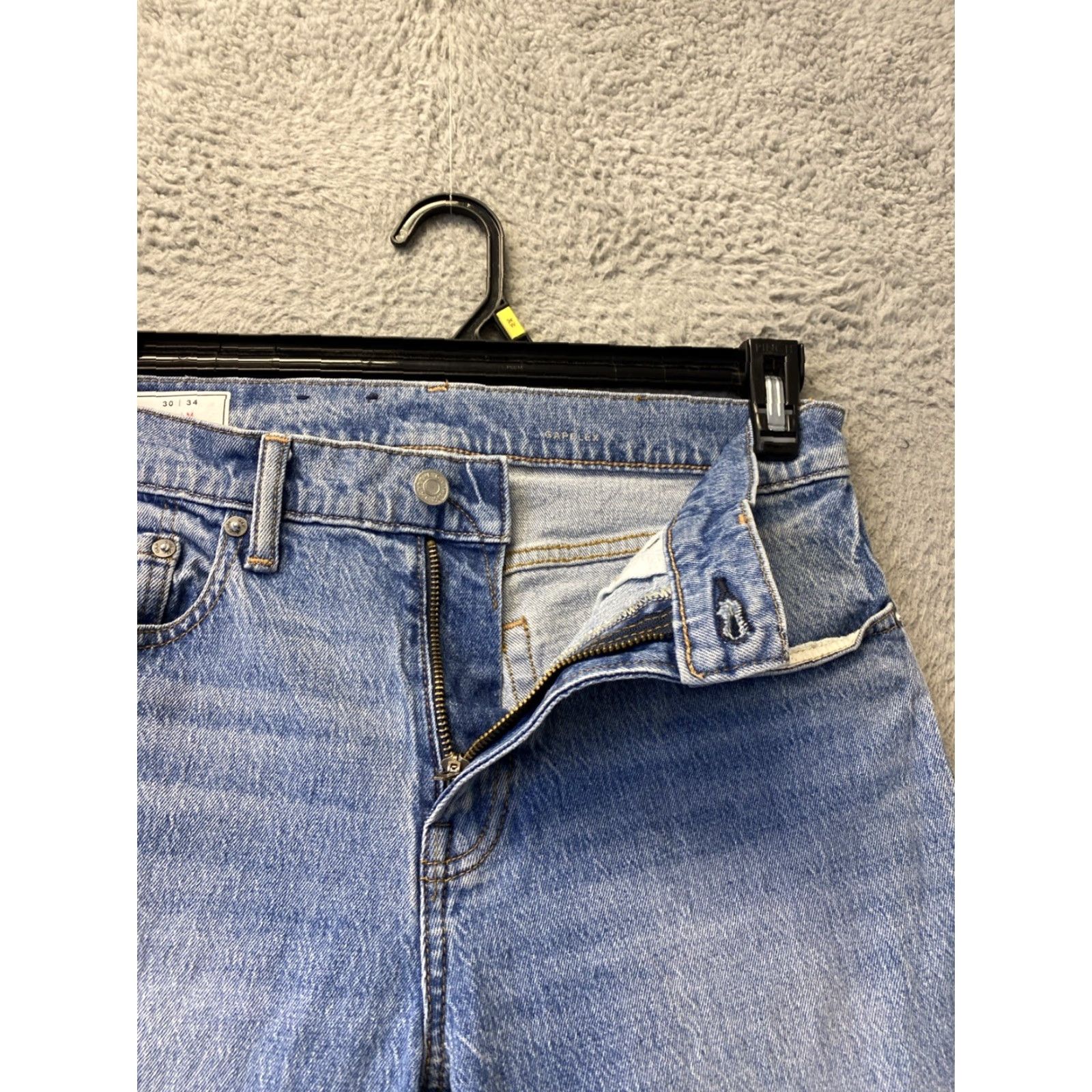 Gap NWOT Gap Athletic Fit Denim Jeans Mens 30x34 Blue Flat Front Size US 30 / EU 46 - 6 Thumbnail