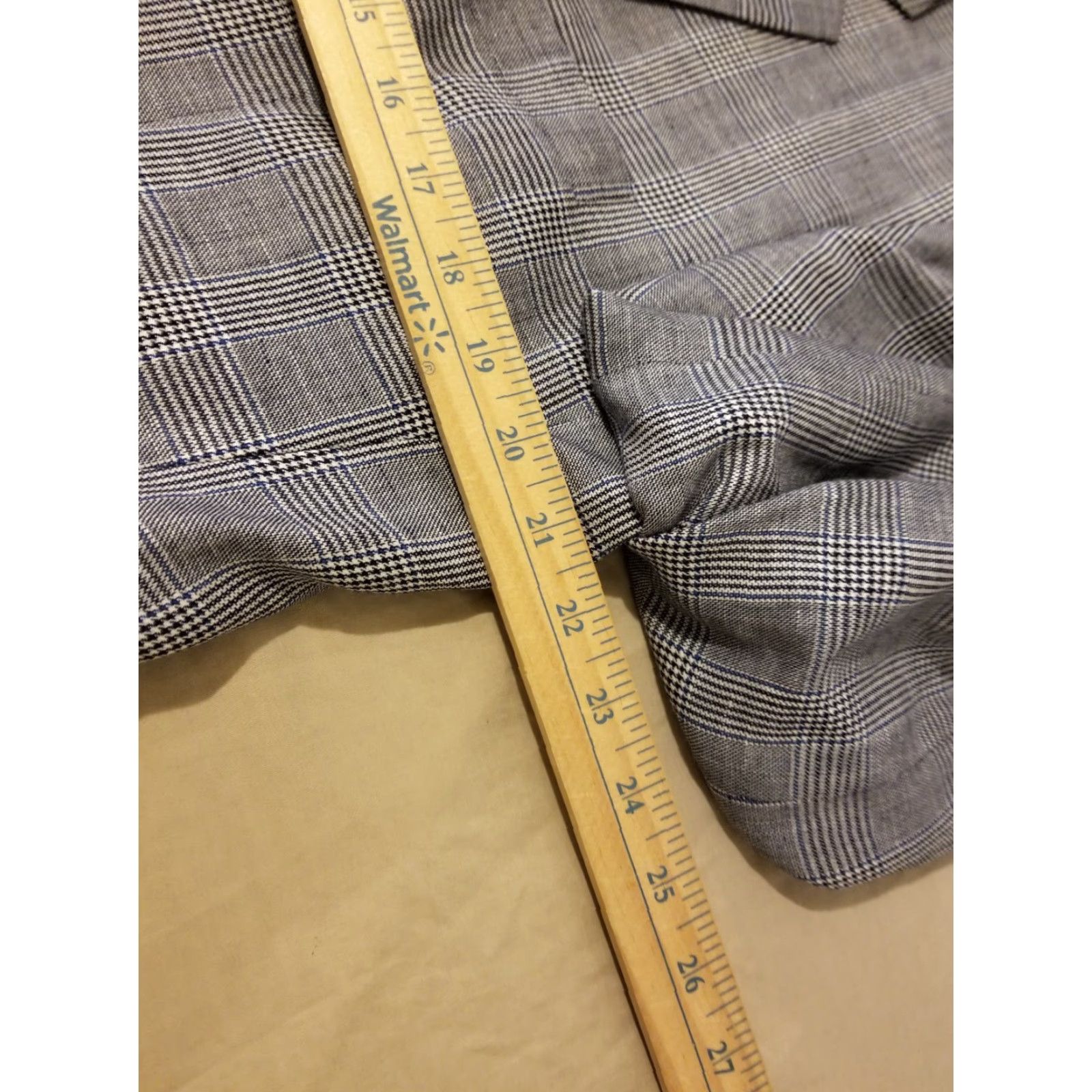 Brooks Brothers VINTAGE Brooks Brothers Blazer Mens 42R Wool Linen Gray 3-in-1 Jacket Blazer Size 42R - 3 Thumbnail