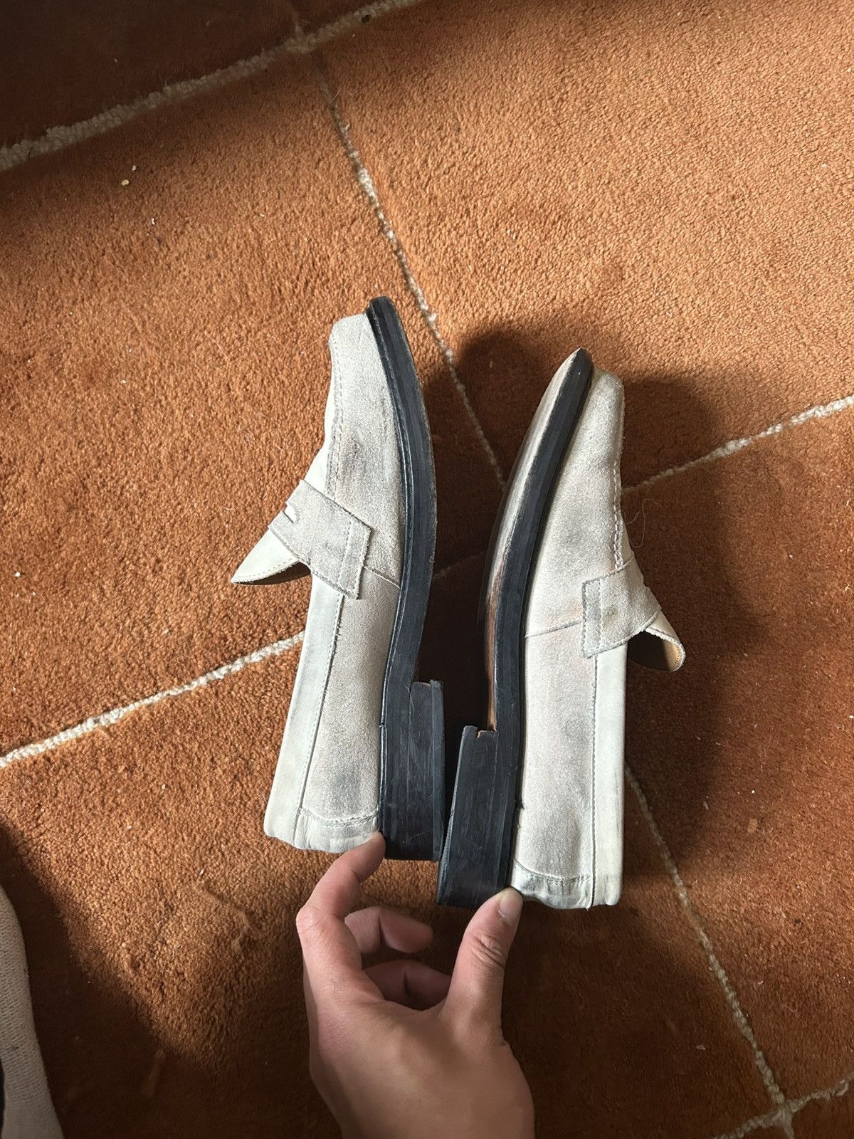 Aime Leon Dore Suede Penny Loafers