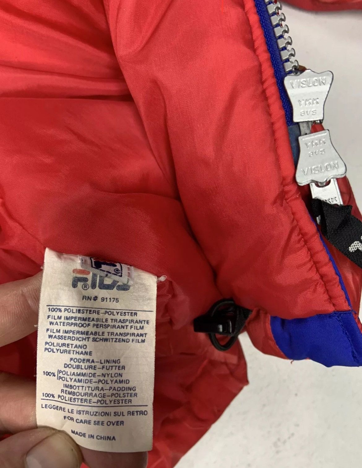 Fila × Vintage FILA Vintage Men Italia Ski Red Jacket Size M L Size US L / EU 52-54 / 3 - 8 Thumbnail