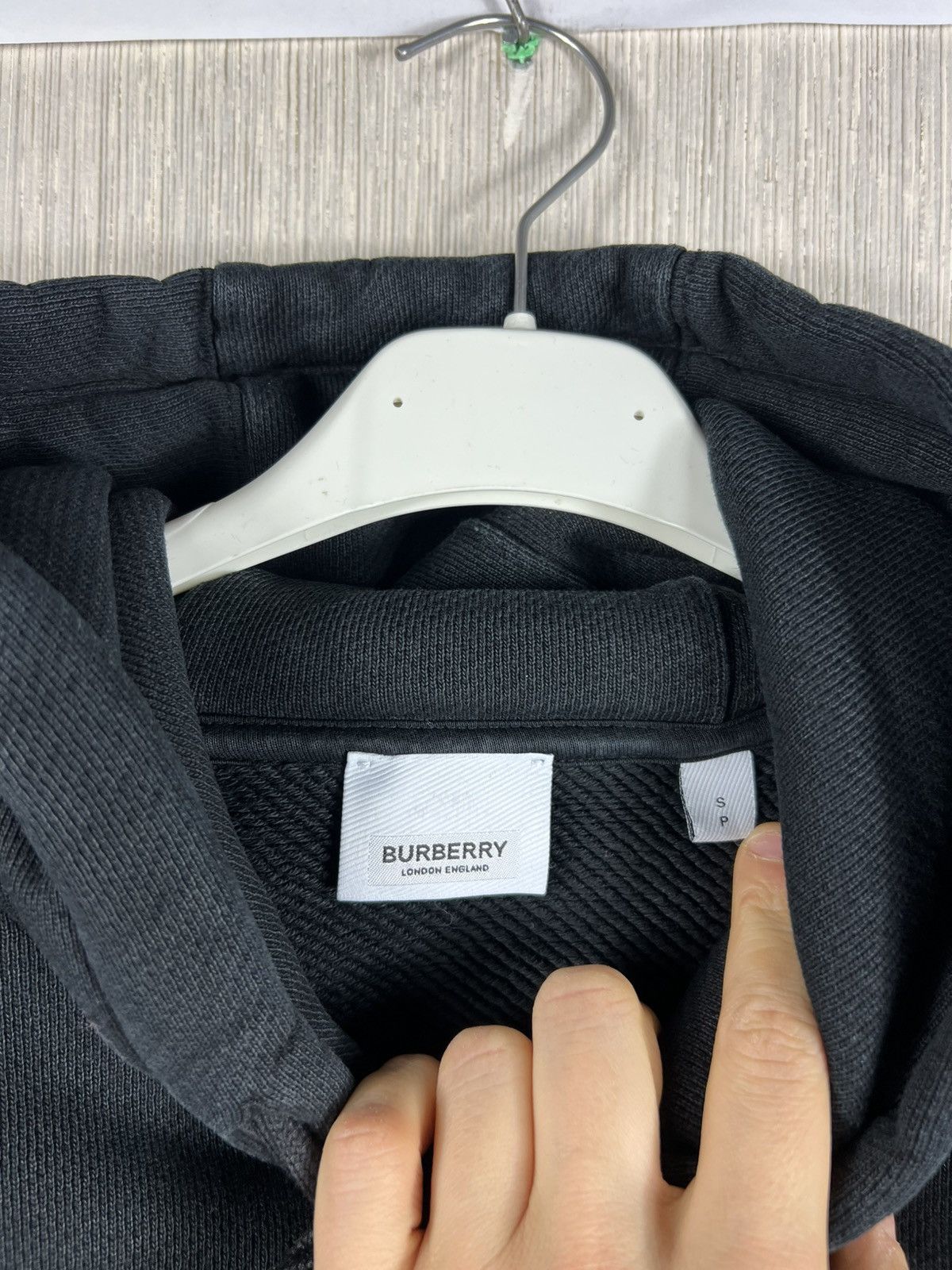 Burberry London big logo knight prorsum embroidered hoodie
