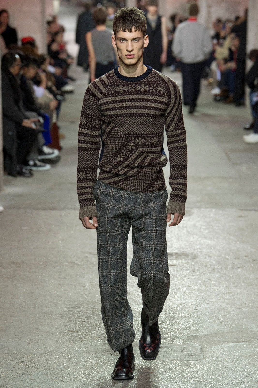 Dries Van Noten FW17 Split Nordic Knit Size US S / EU 44-46 / 1 - 6 Thumbnail