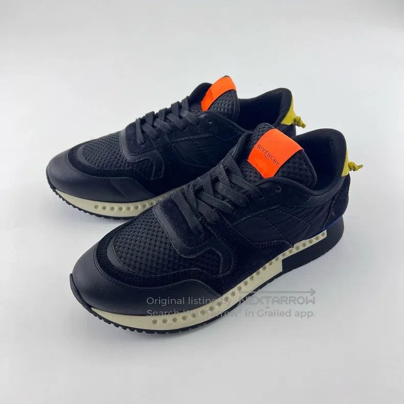 Givenchy Givenchy 38 / Black Classic Calf Leather Low Top Laced Cas Size US 5.5 / EU 38 - 1 Thumbnail