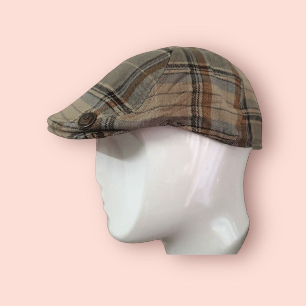 Goorin Bros. VINTAGE GOORIN BROS PLAID BARETTA /FLAT HAT Size ONE SIZE - 3 Thumbnail