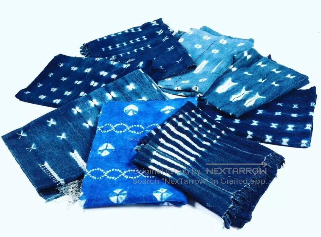 Visvim Vintage Indigo African Dyed Shawl. Size ONE SIZE - 2 Thumbnail