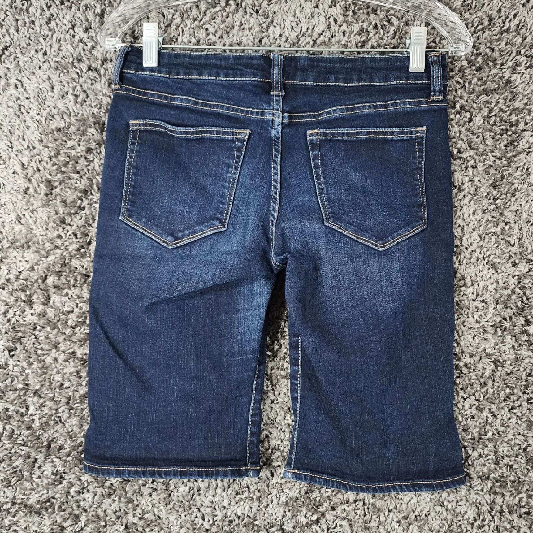 Banana Republic BANANA REPUBLIC Bermuda Jean Shorts - Women - Size 4 - Blue Denim - Casual Beachwear Size 28" / US 6 / IT 42 - 4 Thumbnail