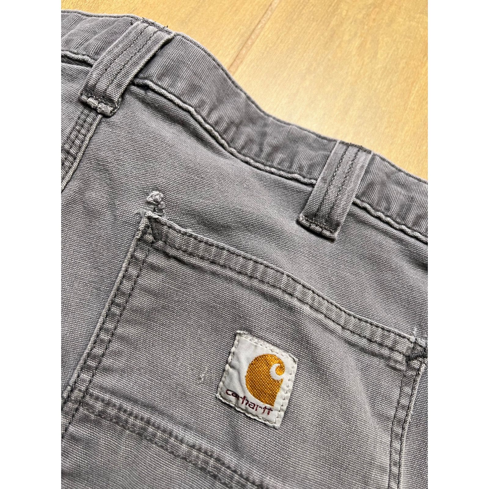 Carhartt Carhartt Distress Carpenter Relaxed Gray Men Sz 36x30 Pants Size US 36 / EU 52 - 9 Thumbnail