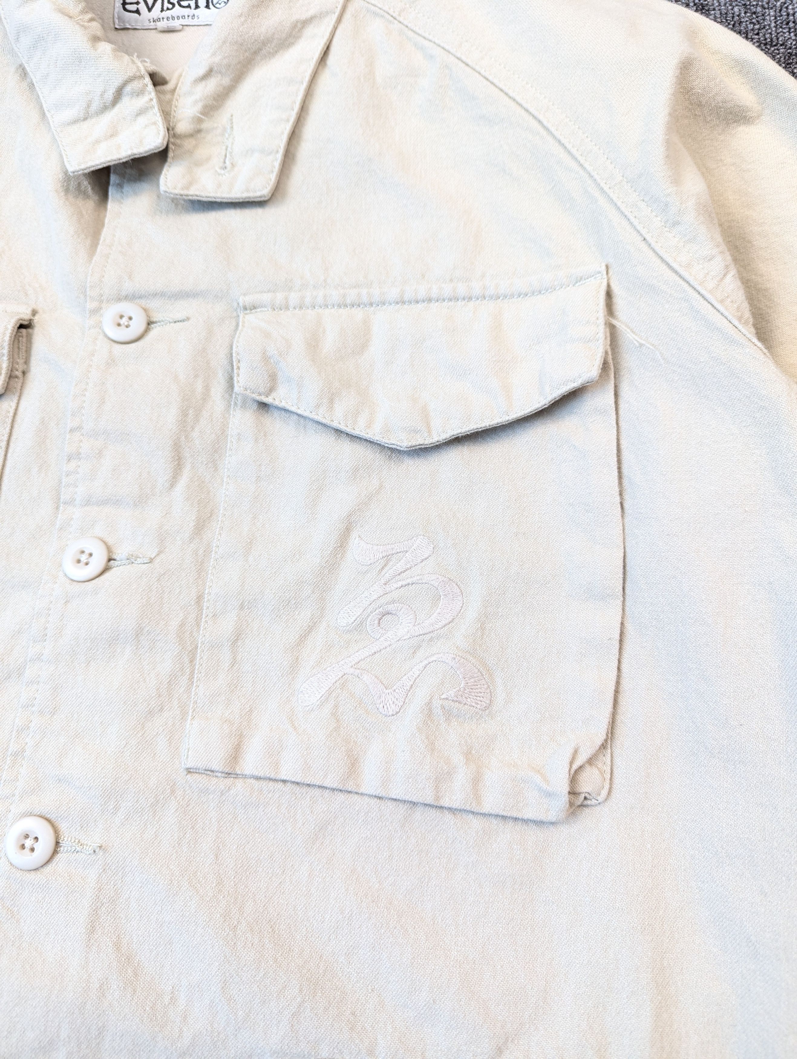 Vintage Vintage Evisen Skateboarding 4 Pocket Button Ups Jacket Size US XL / EU 56 / 4 - 5 Thumbnail