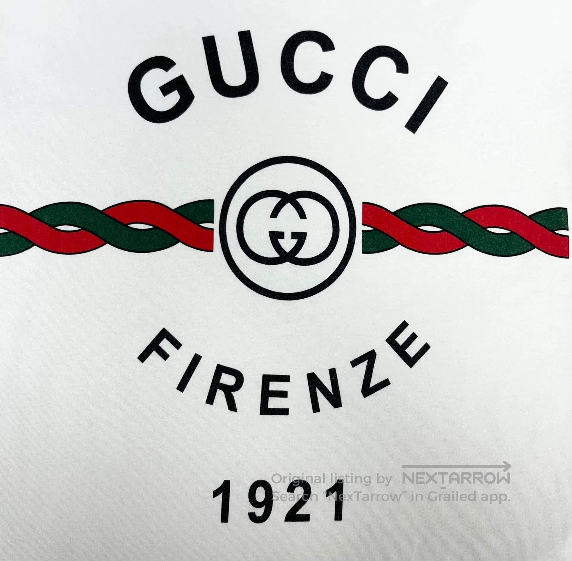 Gucci gucci white short sleeve logo t. Size US S / EU 44-46 / 1 - 4 Thumbnail