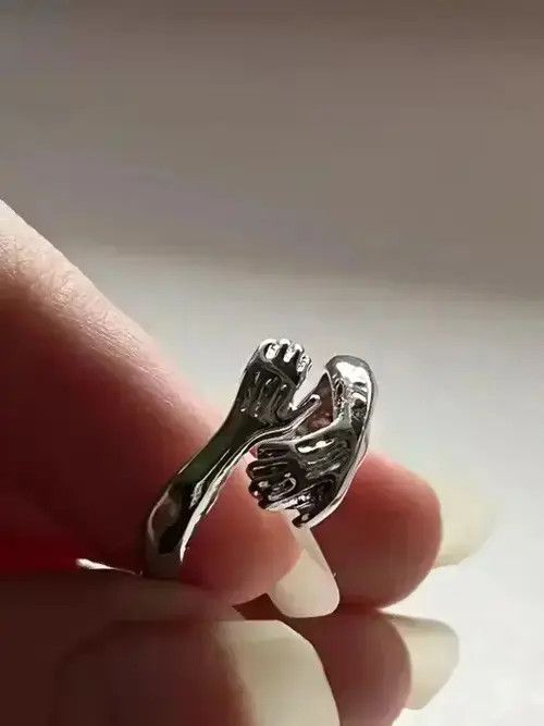 Jewelry × Ring Of Fire Vintage Hand Finger Ring Art SilverJewelry Size ONE SIZE - 2 Thumbnail