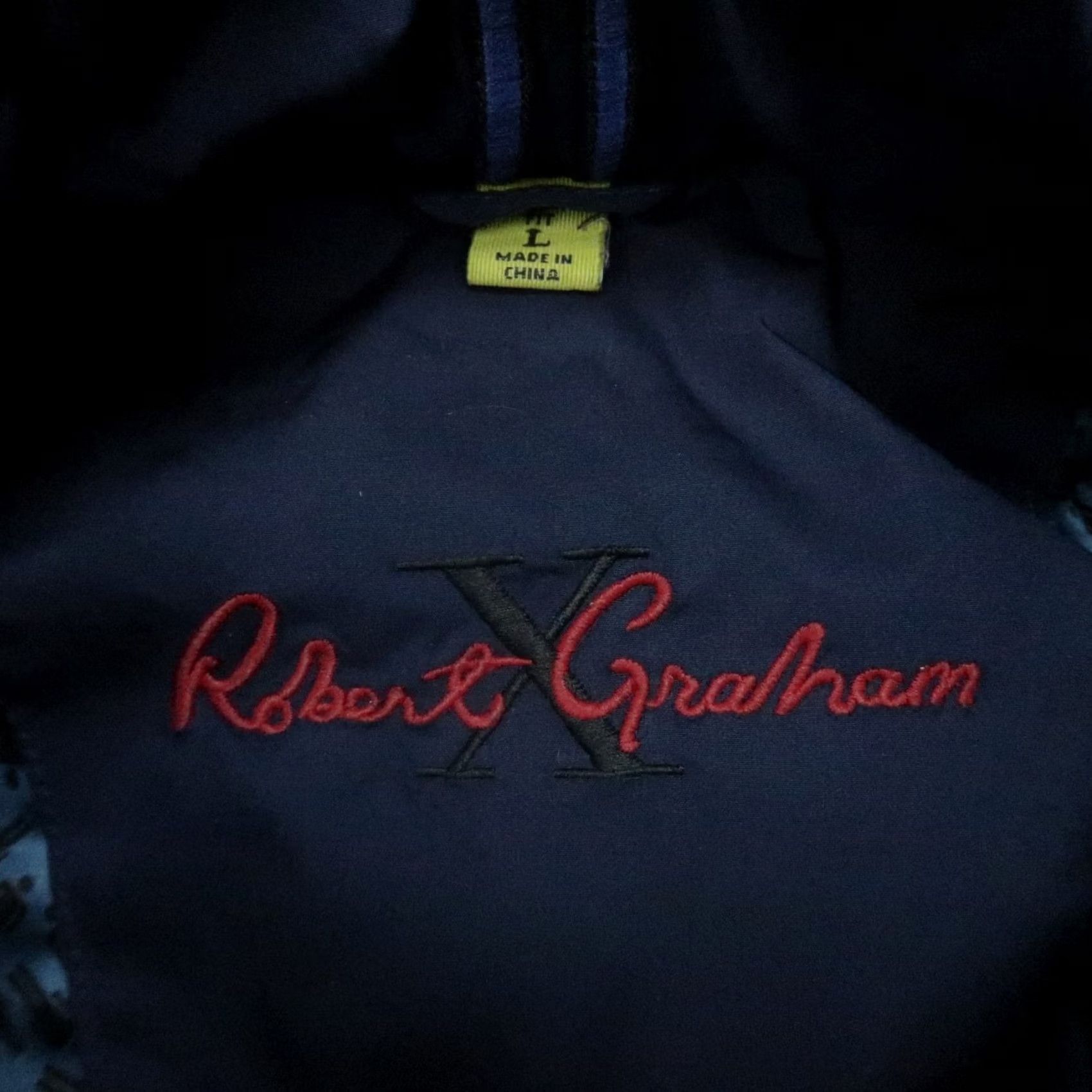 Robert Graham Robert Graham Jacket Mens Large Blue Tailored Fit Full Zip Pockets Insulated Size US L / EU 52-54 / 3 - 4 Thumbnail