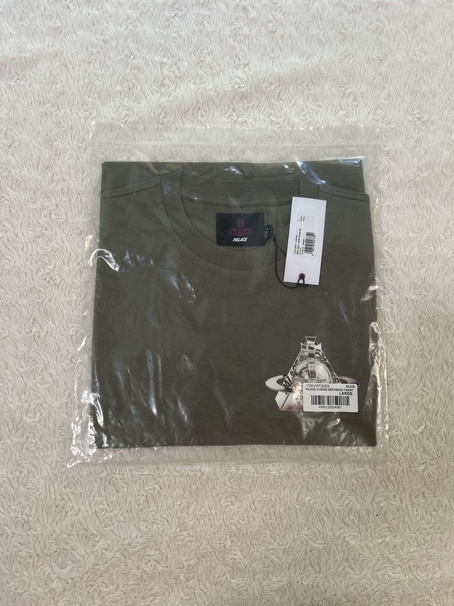 Palace × Vivienne Westwood PALACE x Vivienne Westwood Olive T-Shirt Size US L / EU 52-54 / 3 - 3 Thumbnail