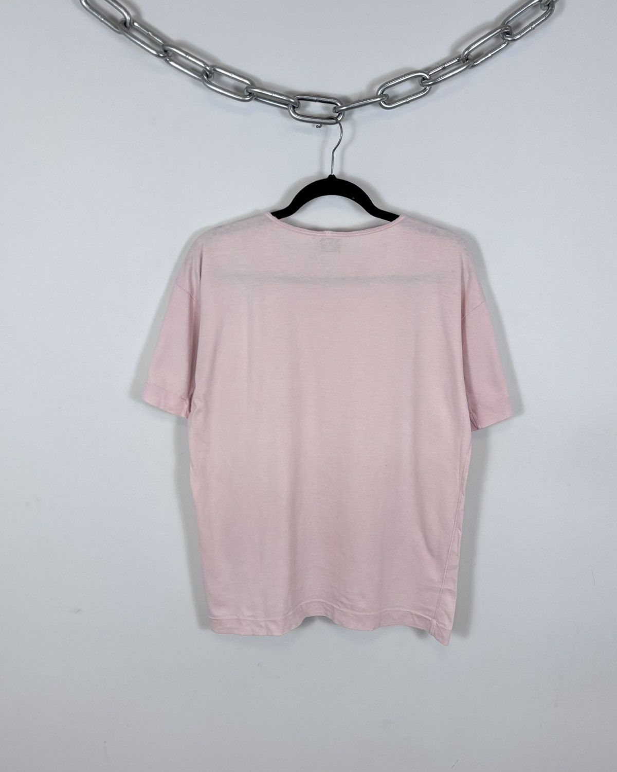 C.P. Company Vintage 1990s C.P. Company Center Logo Rose Pink T-Shirt Tee Size US M / EU 48-50 / 2 - 16 Thumbnail