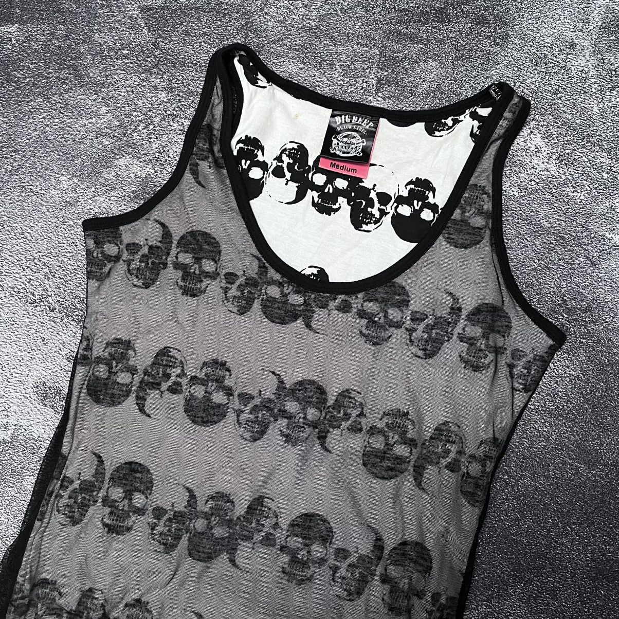 Japanese Brand Dig Deep Y2K Royal Bones Dress Size M / US 6-8 / IT 42-44 - 3 Thumbnail