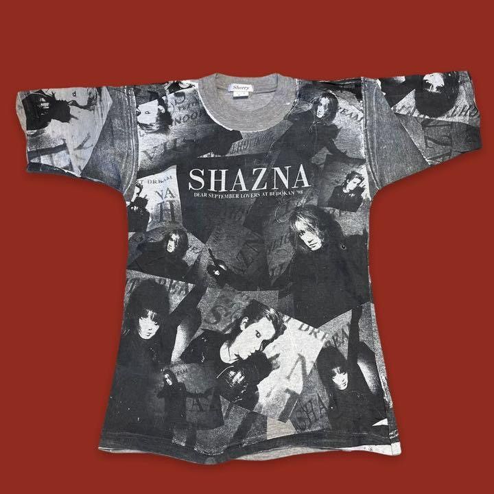 Vintage vintage 80s Japanese Band Shazna Overprint tee Size US M / EU 48-50 / 2 - 5 Thumbnail