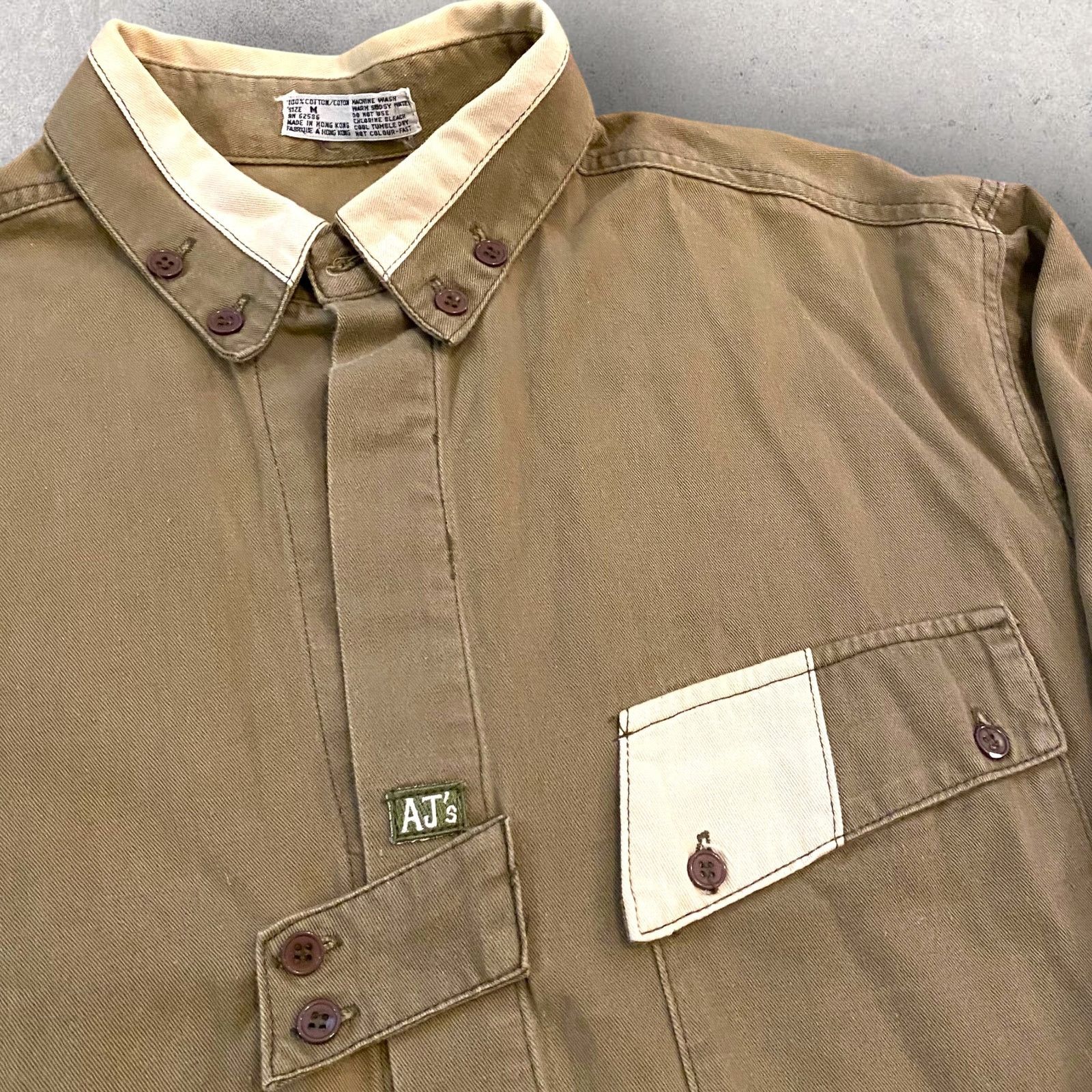 Vintage Vintage 80s Safari Hunting Avant Garde Button Up Shirt Size US M / EU 48-50 / 2 - 3 Thumbnail