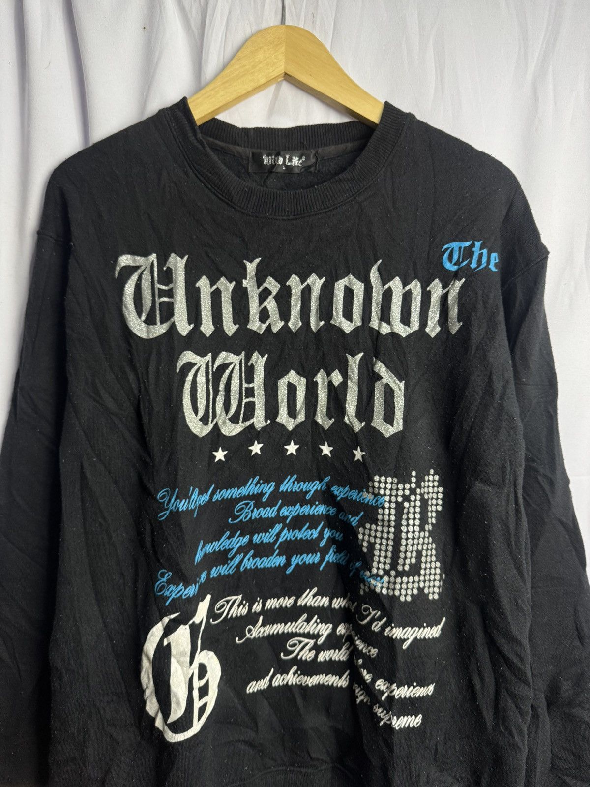 Beauty Beast Wild Life Japanese Poem Sweatshirt Size US L / EU 52-54 / 3 - 2 Thumbnail